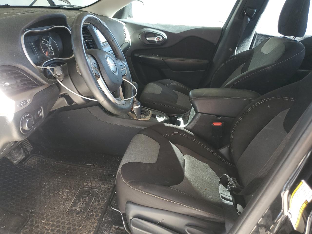 2014 Jeep Cherokee Sport Black vin: 1C4PJMAB6EW255811