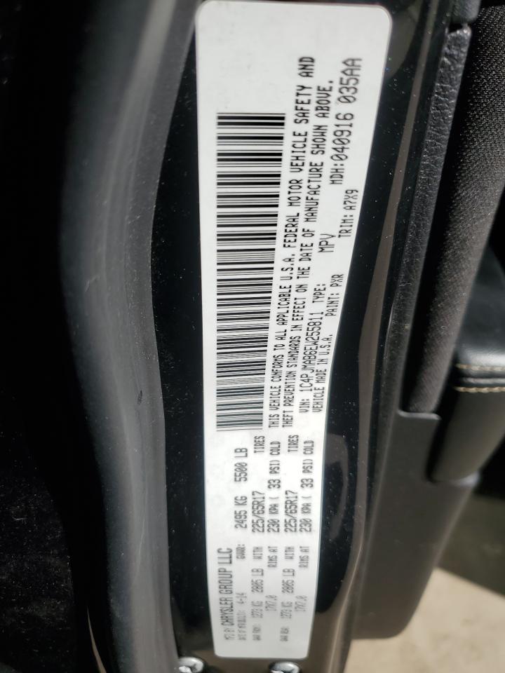 2014 Jeep Cherokee Sport Black vin: 1C4PJMAB6EW255811