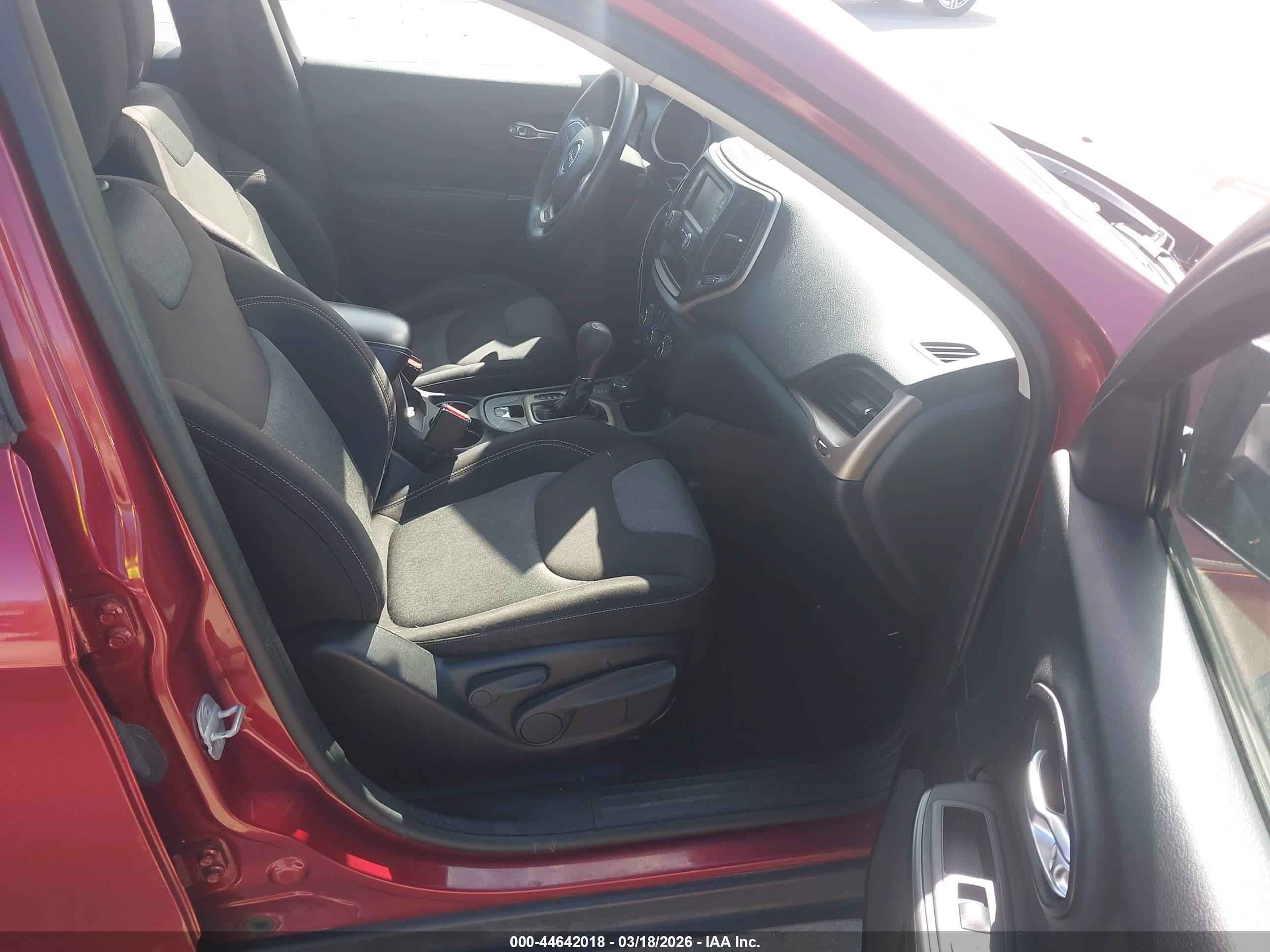 2014 Jeep Cherokee Sport Red vin: 1C4PJMAB6EW297718
