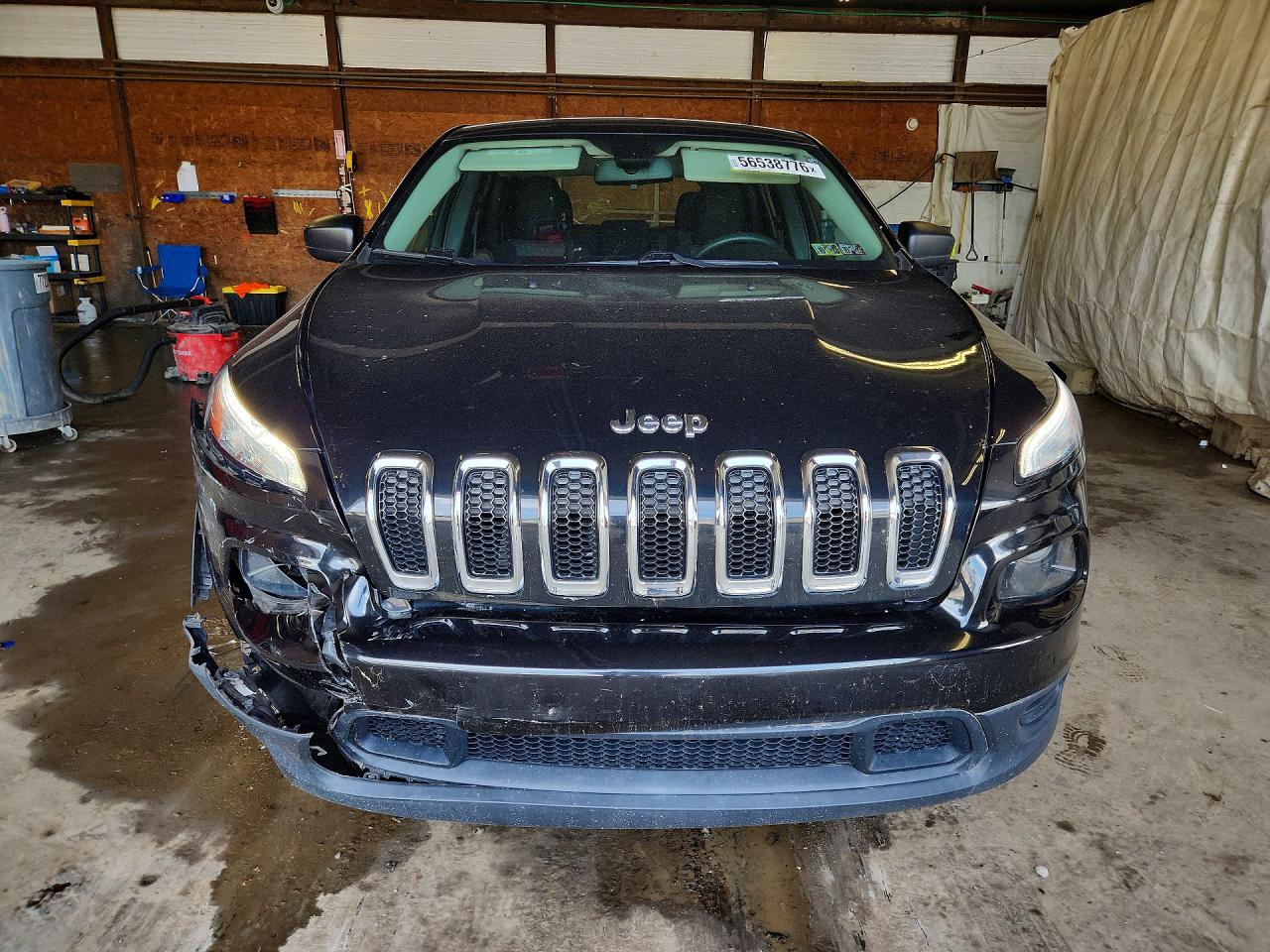 2015 Jeep Cherokee Sport Черный vin: 1C4PJMAB6FW564504