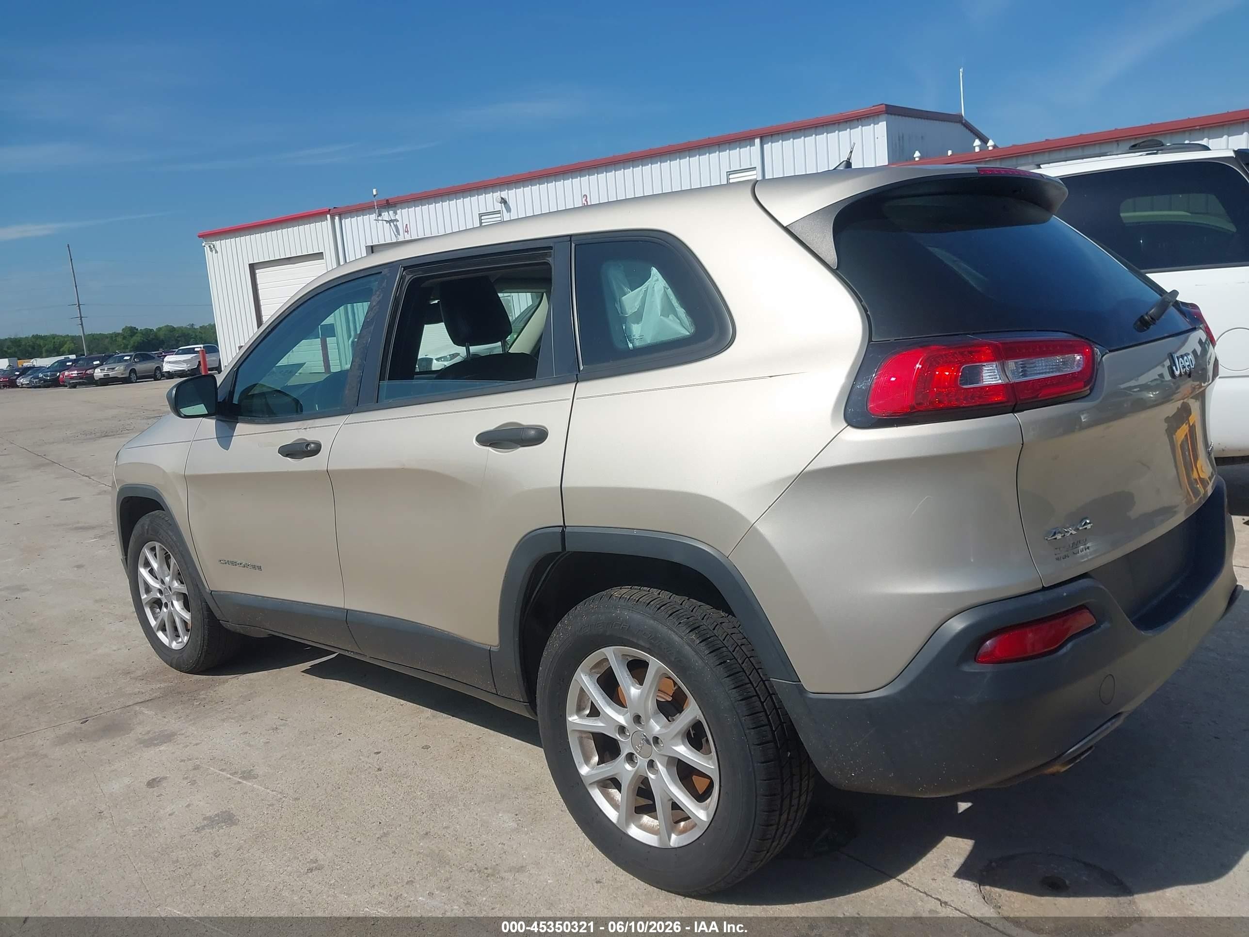 2015 Jeep Cherokee Sport Tan vin: 1C4PJMAB6FW571064