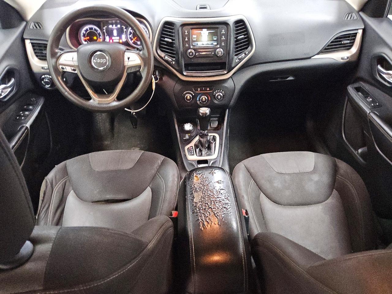 2015 Jeep Cherokee Sport White vin: 1C4PJMAB6FW792082
