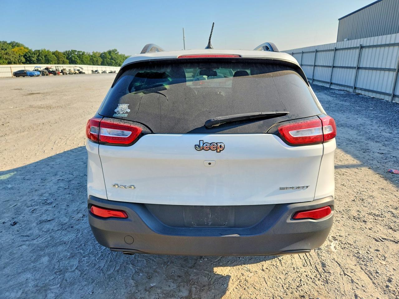 2017 Jeep Cherokee Sport White vin: 1C4PJMAB6HW584688