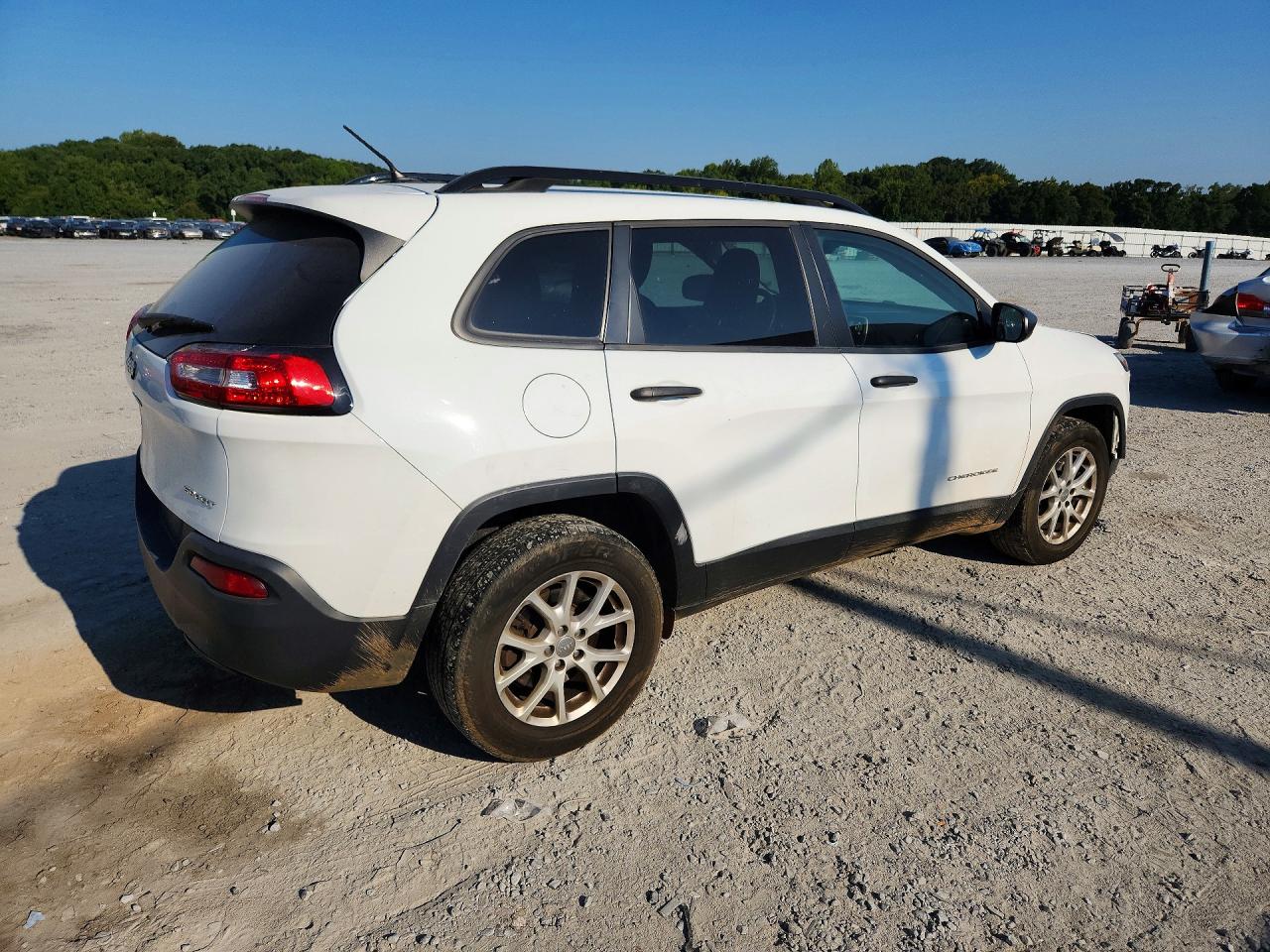 2017 Jeep Cherokee Sport White vin: 1C4PJMAB6HW584688
