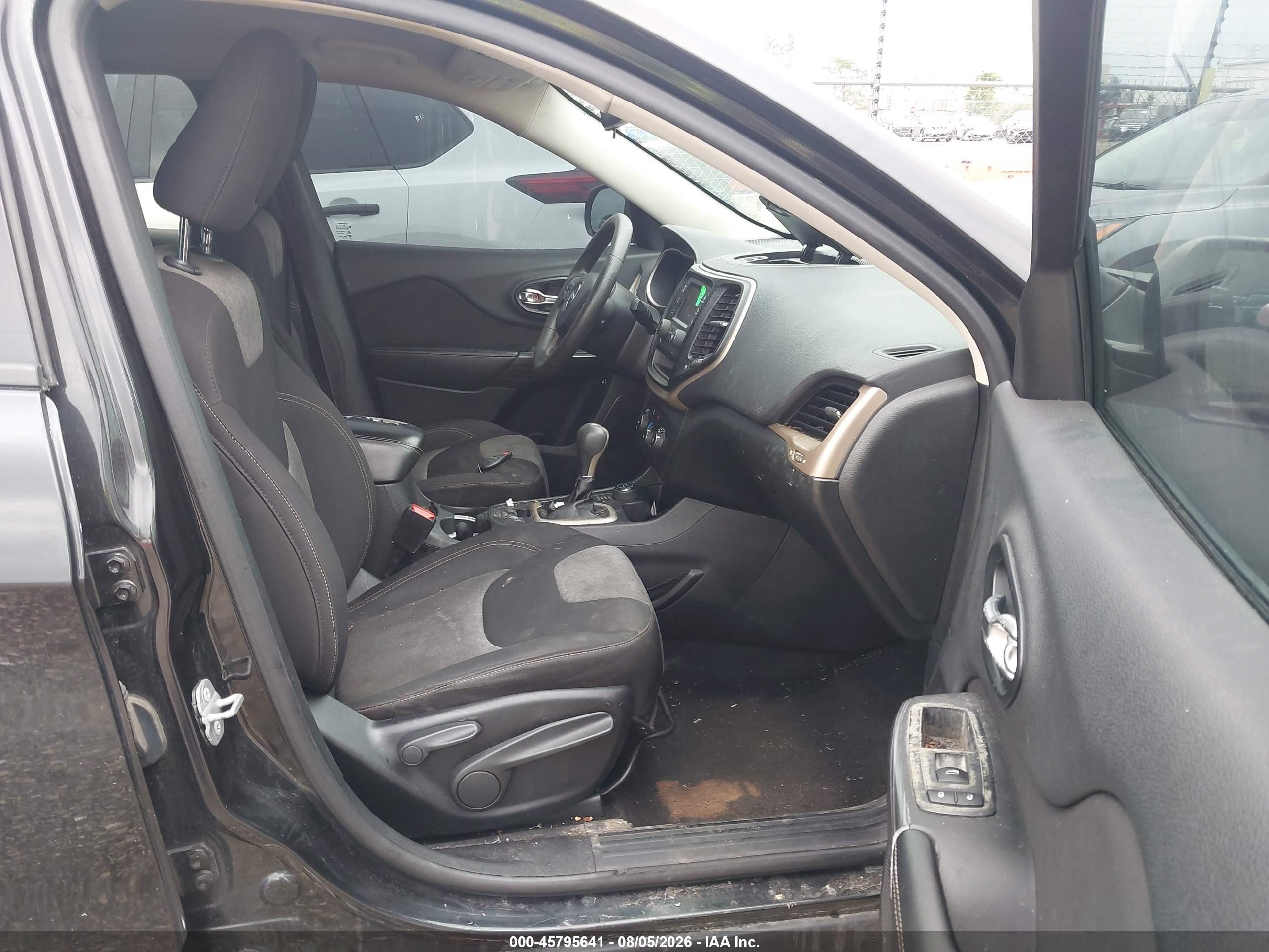 2014 Jeep Cherokee Sport Black vin: 1C4PJMAB7EW149870