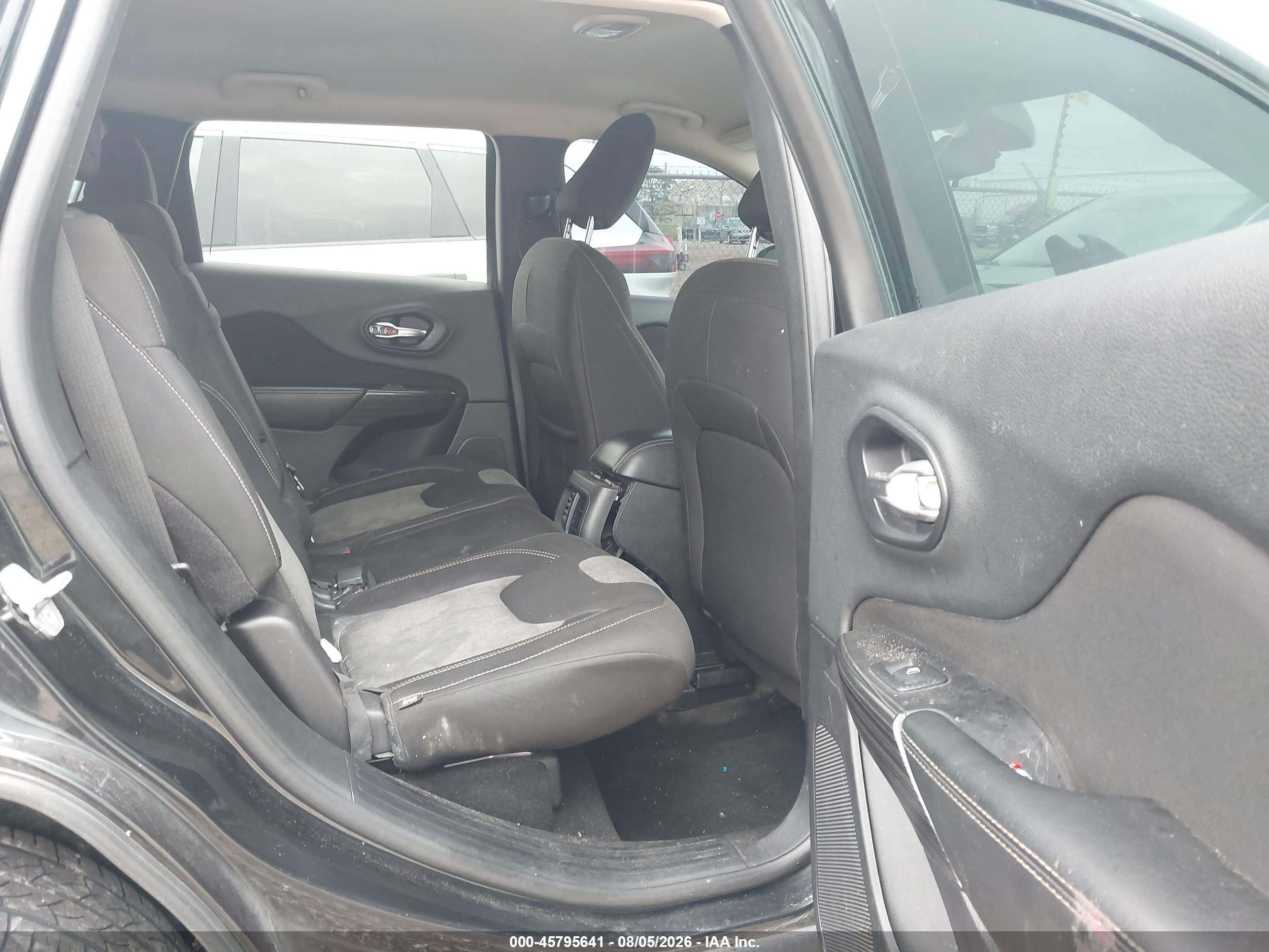 2014 Jeep Cherokee Sport Black vin: 1C4PJMAB7EW149870