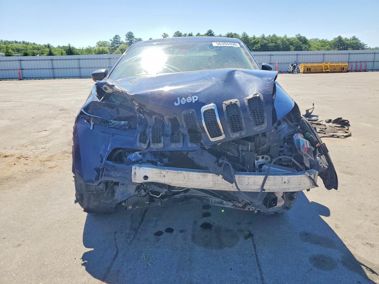 2014 Jeep Cherokee Sport Blue vin: 1C4PJMAB7EW252982