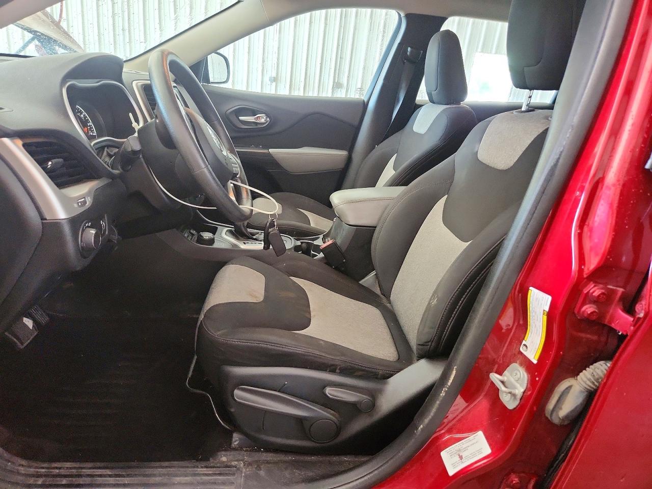 2014 Jeep Cherokee Sport Maroon vin: 1C4PJMAB7EW264548