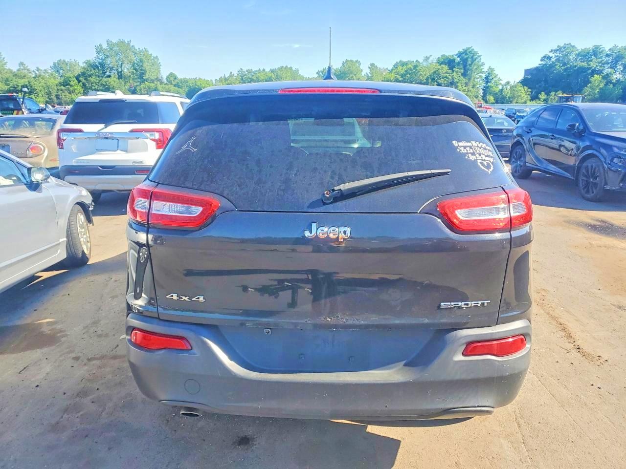 2014 Jeep Cherokee Sport Black vin: 1C4PJMAB7EW272990