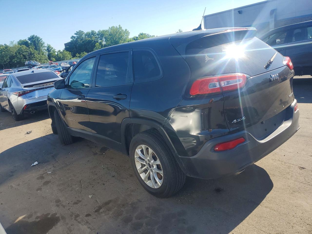 2014 Jeep Cherokee Sport Black vin: 1C4PJMAB7EW272990