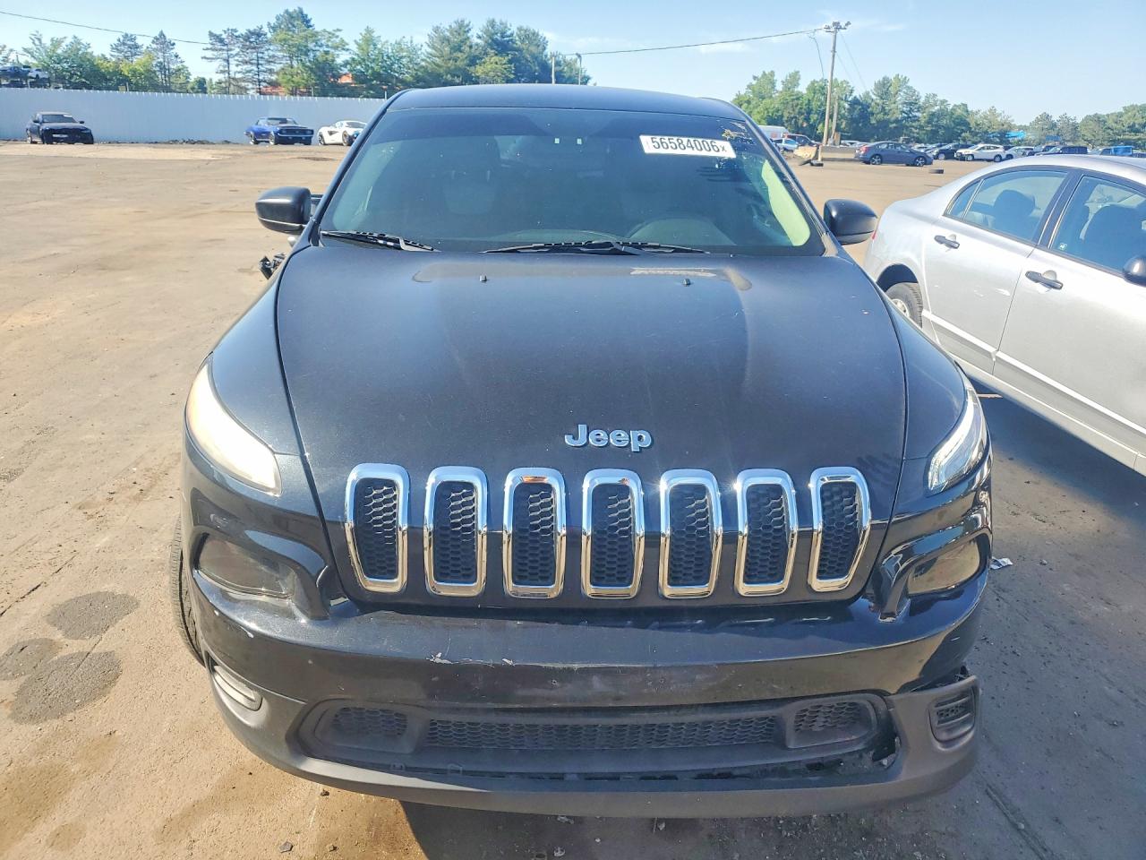 2014 Jeep Cherokee Sport Black vin: 1C4PJMAB7EW272990