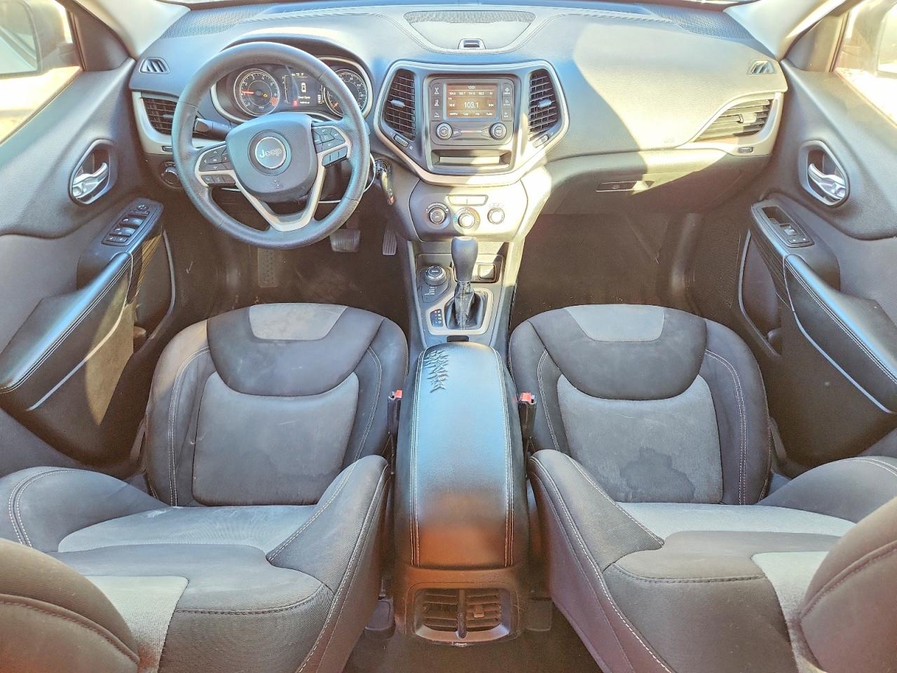 2015 Jeep Cherokee Sport White vin: 1C4PJMAB7FW764971