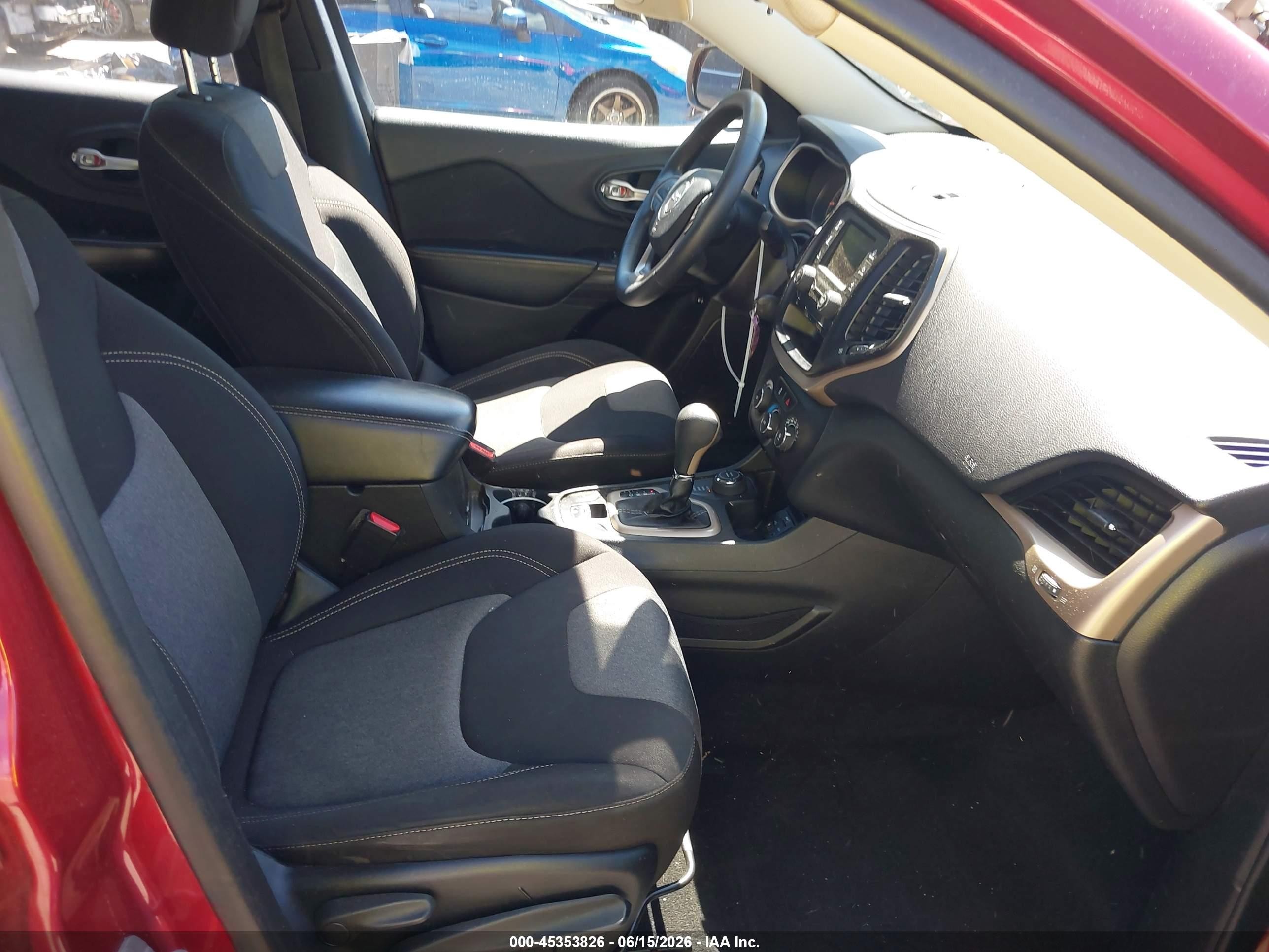 2014 Jeep Cherokee Sport Red vin: 1C4PJMAB8EW175314