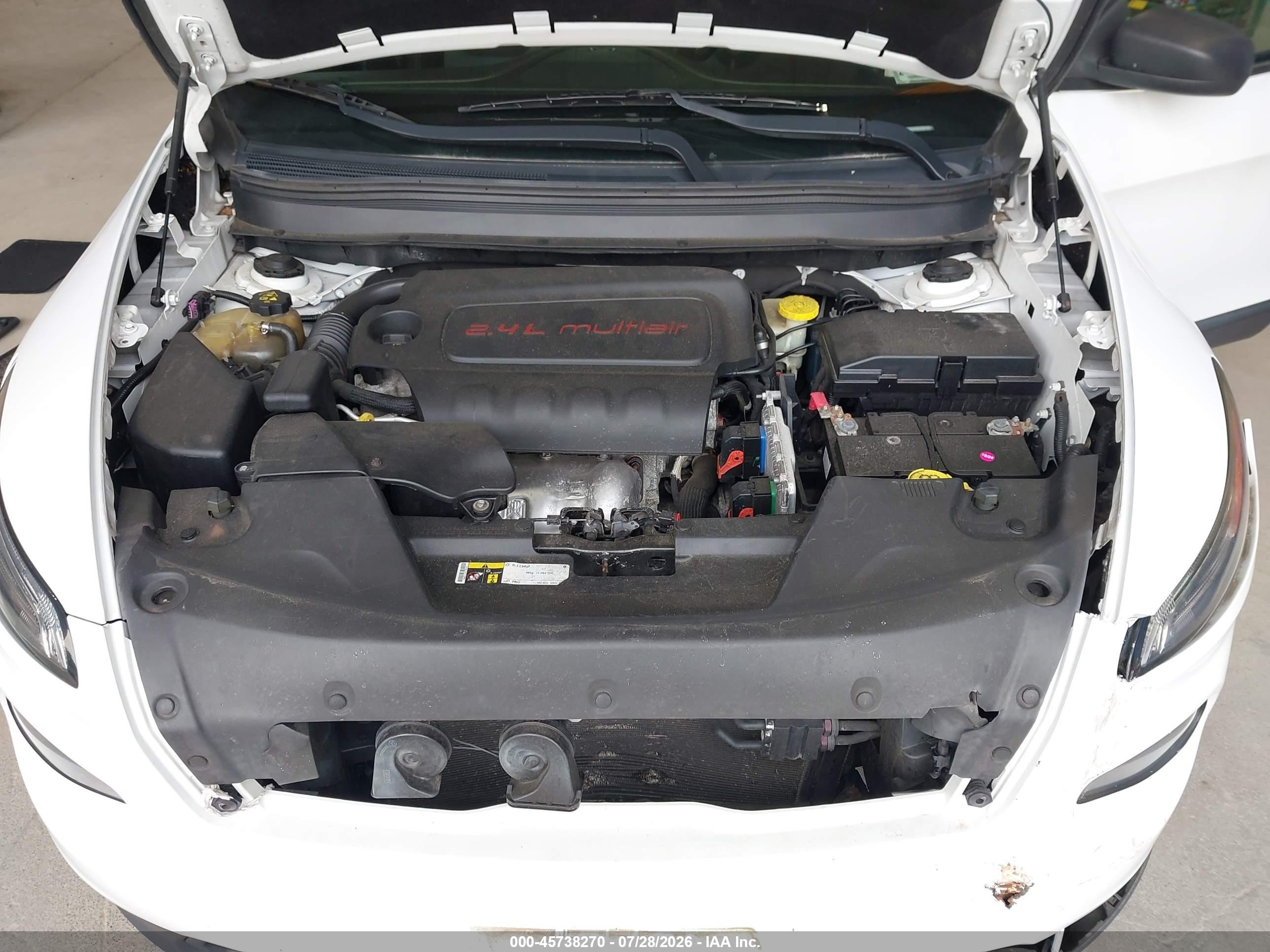 2014 Jeep Cherokee Sport White vin: 1C4PJMAB8EW287000