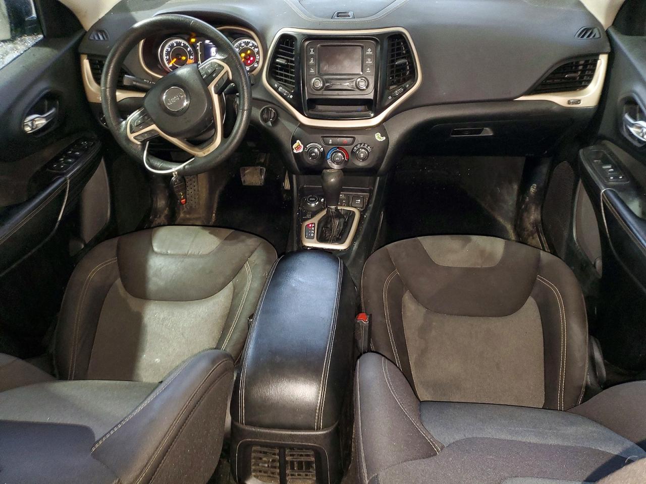 2015 Jeep Cherokee Sport Gray vin: 1C4PJMAB8FW592997