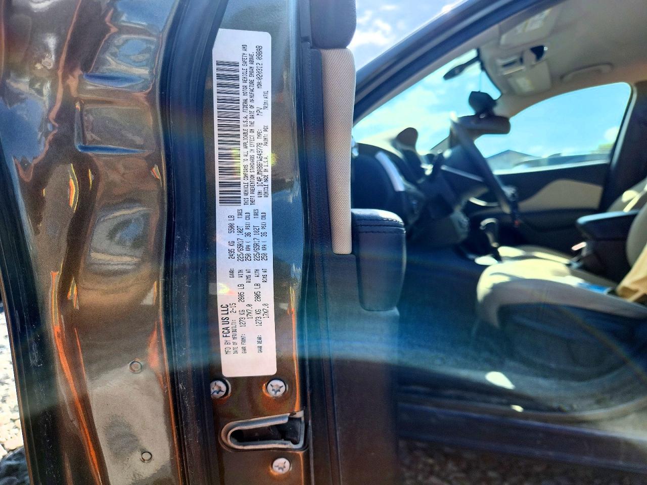 2015 Jeep Cherokee Sport Green vin: 1C4PJMAB8FW649778