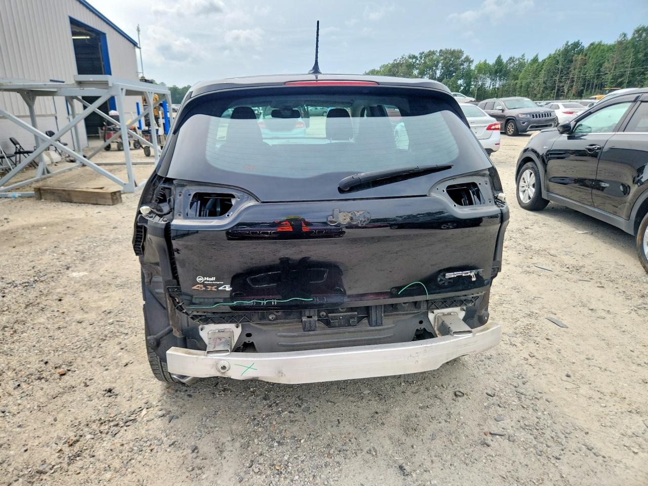 2015 Jeep Cherokee Sport Black vin: 1C4PJMAB8FW716363
