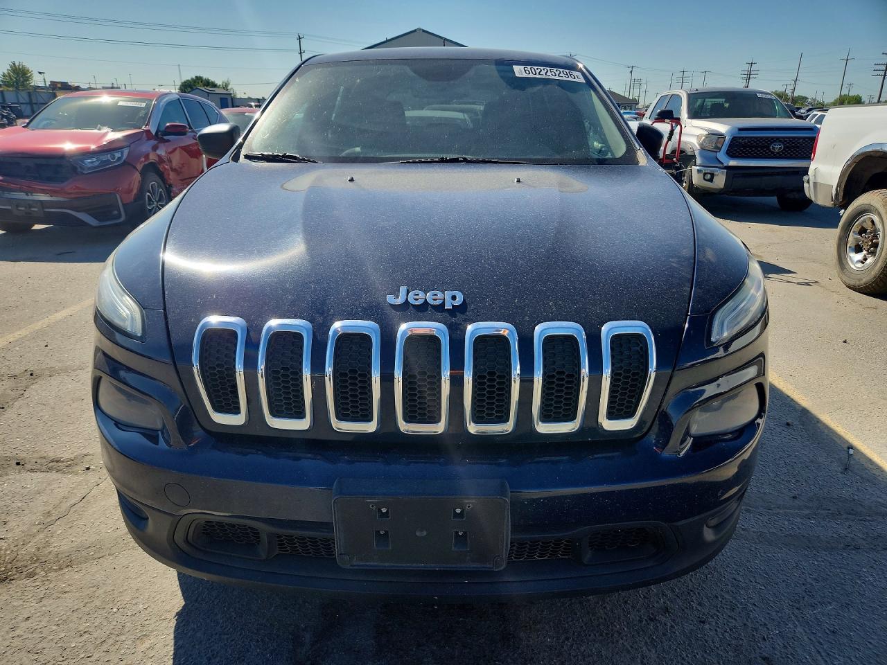 2014 Jeep Cherokee Sport Синий vin: 1C4PJMAB9EW269816