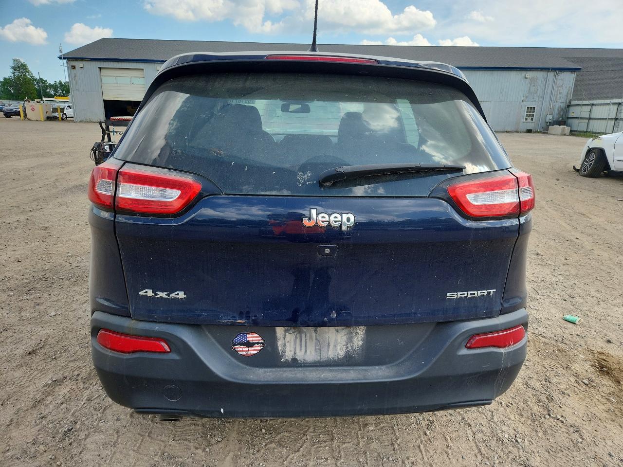 2015 Jeep Cherokee Sport Blue vin: 1C4PJMAB9FW659316
