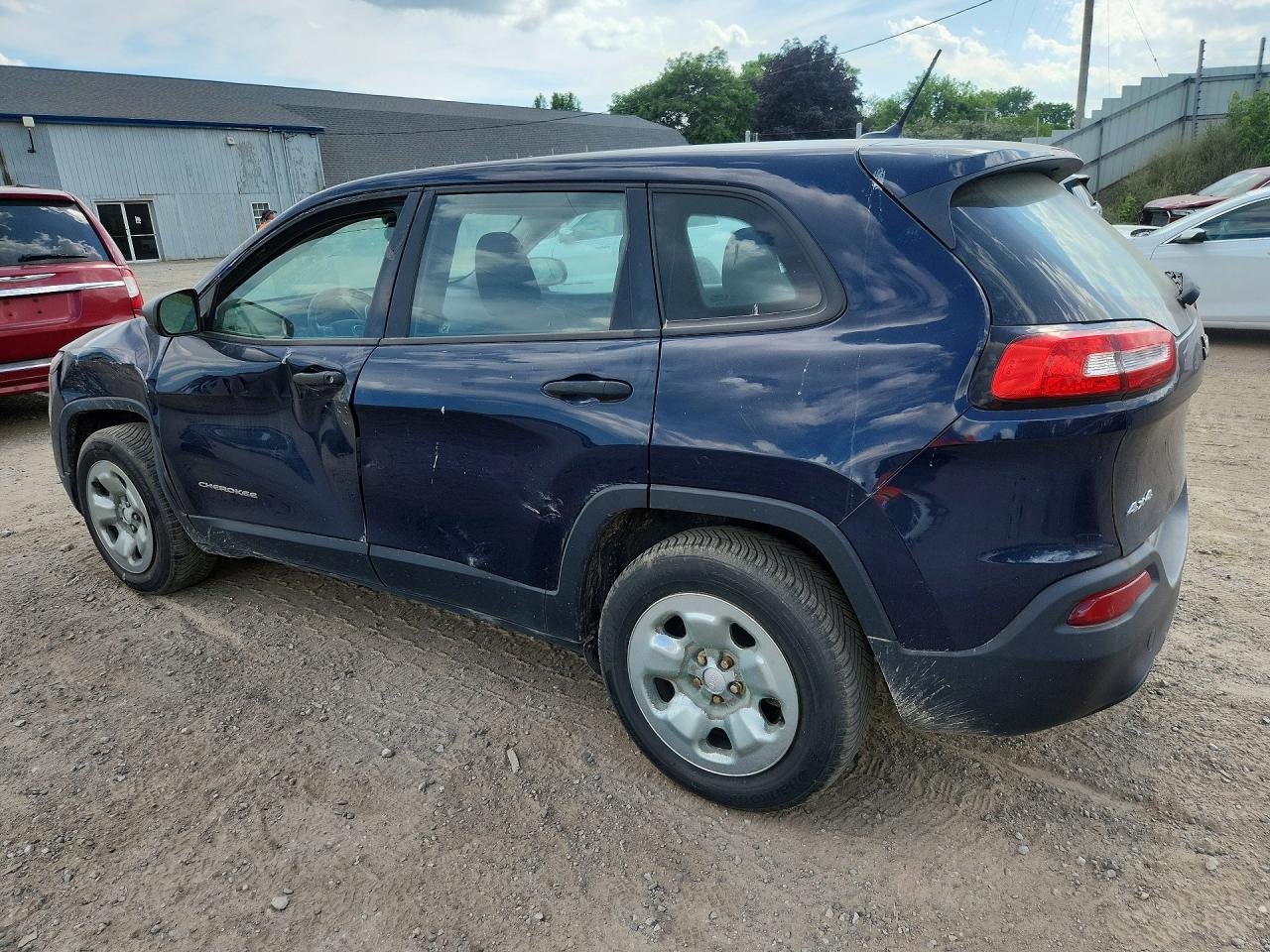 2015 Jeep Cherokee Sport Blue vin: 1C4PJMAB9FW659316