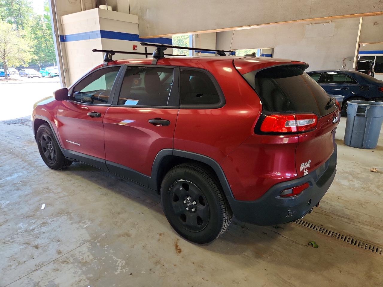 2014 Jeep Cherokee Sport Red vin: 1C4PJMABXEW145330