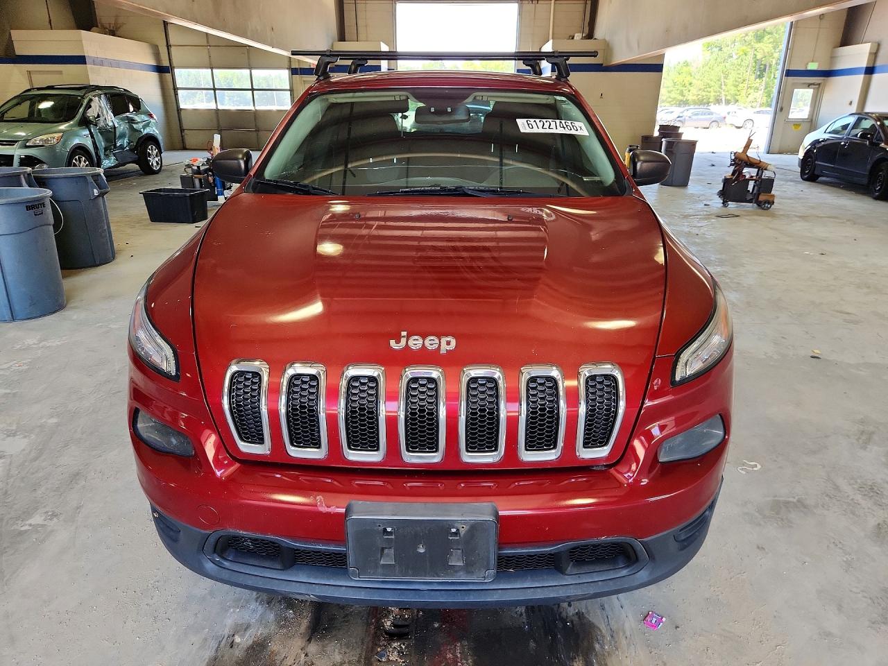 2014 Jeep Cherokee Sport Red vin: 1C4PJMABXEW145330