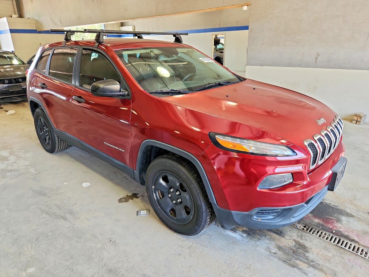 2014 Jeep Cherokee Sport Red vin: 1C4PJMABXEW145330