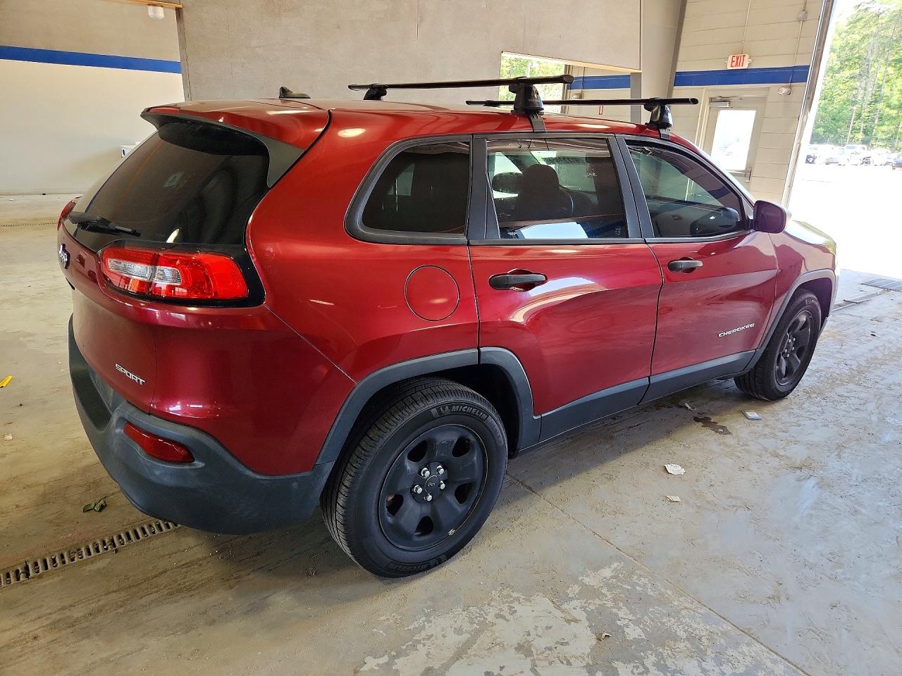 2014 Jeep Cherokee Sport Red vin: 1C4PJMABXEW145330