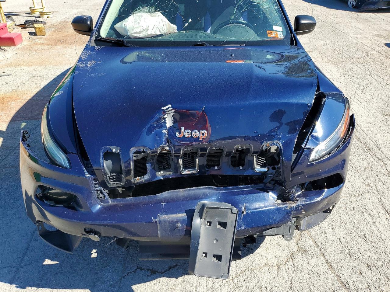 2014 Jeep Cherokee Sport Blue vin: 1C4PJMABXEW285331
