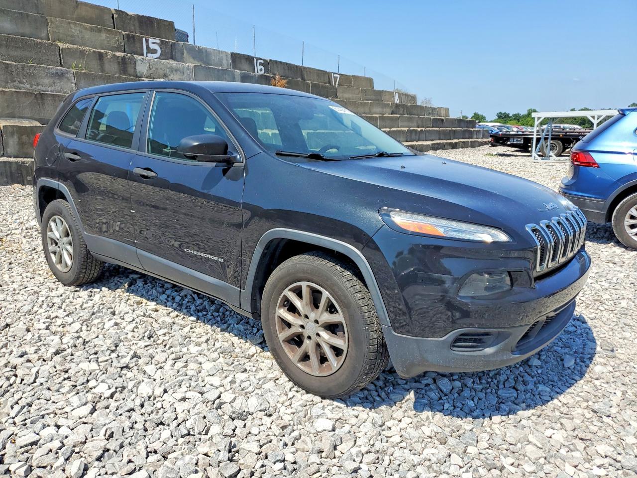 2015 Jeep Cherokee Sport Черный vin: 1C4PJMABXFW595075