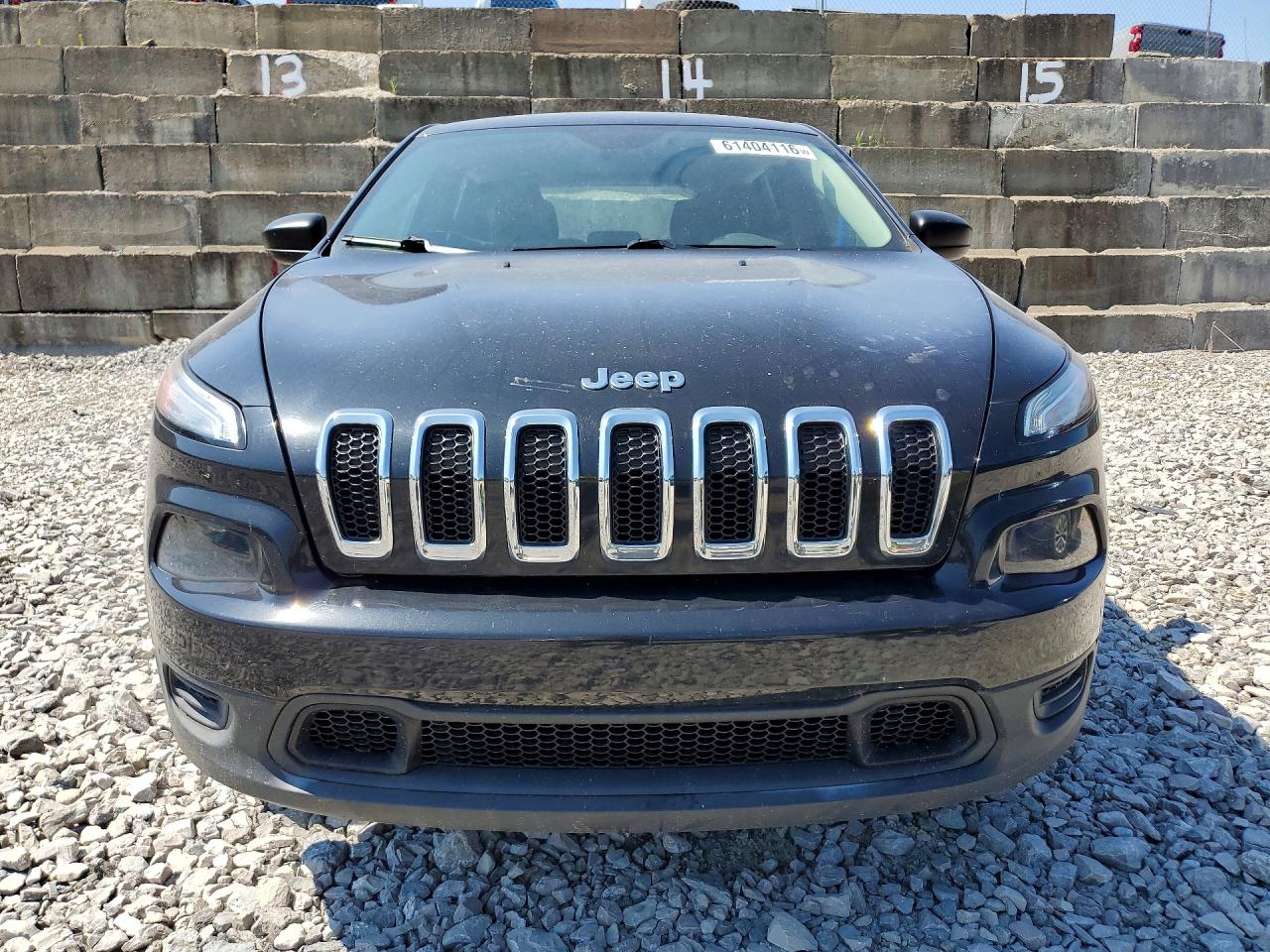2015 Jeep Cherokee Sport Черный vin: 1C4PJMABXFW595075