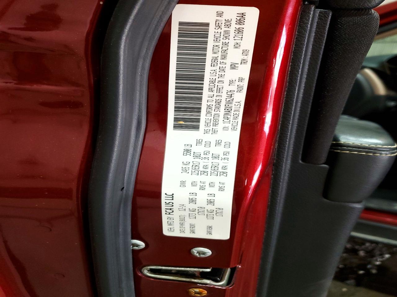 2015 Jeep Cherokee Sport Maroon vin: 1C4PJMABXFW624476