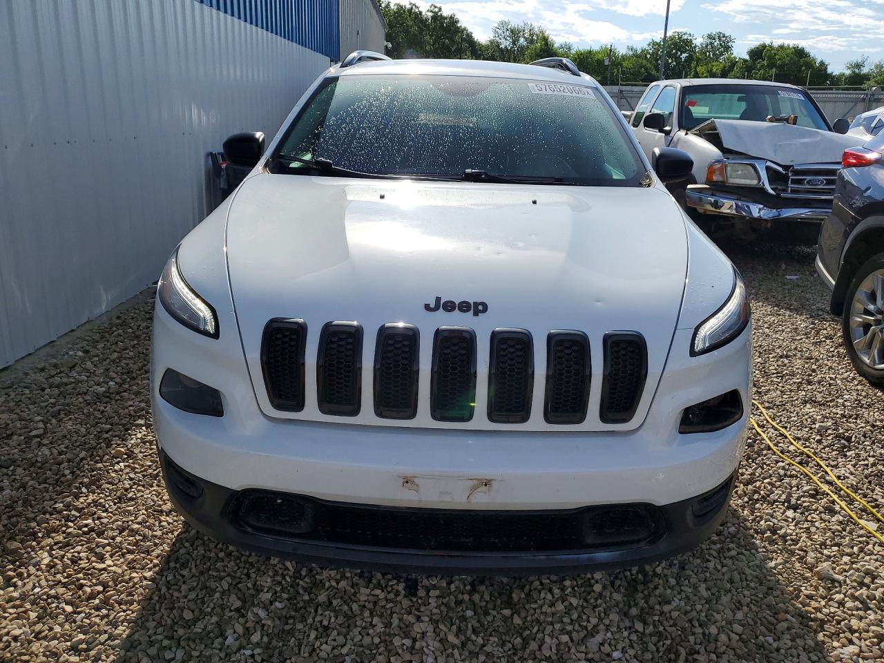 2016 Jeep Cherokee Sport White vin: 1C4PJMABXGW368485