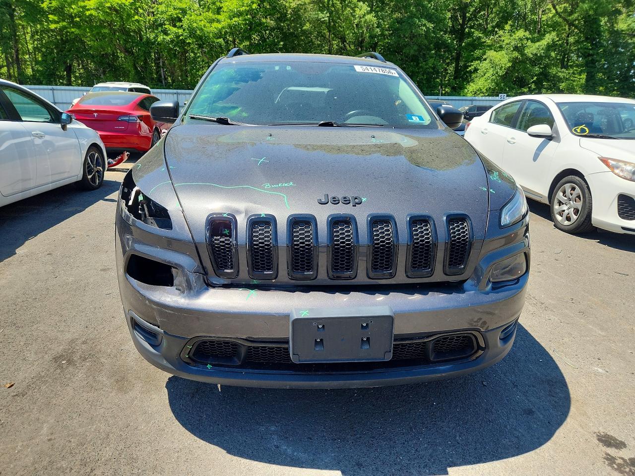 2017 Jeep Cherokee Sport Charcoal vin: 1C4PJMABXHW529404