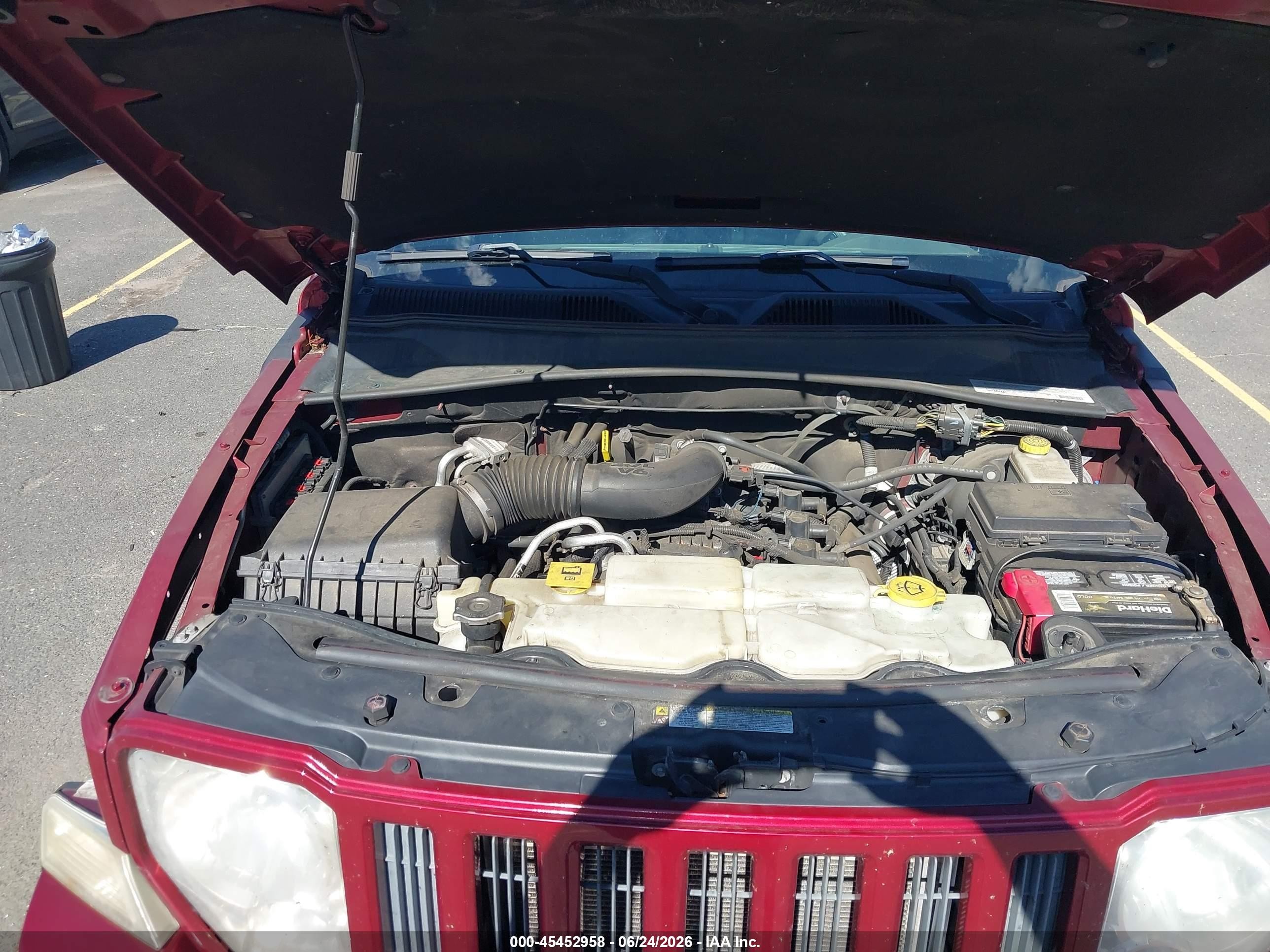 2012 Jeep Liberty Sport Red vin: 1C4PJMAK0CW118652