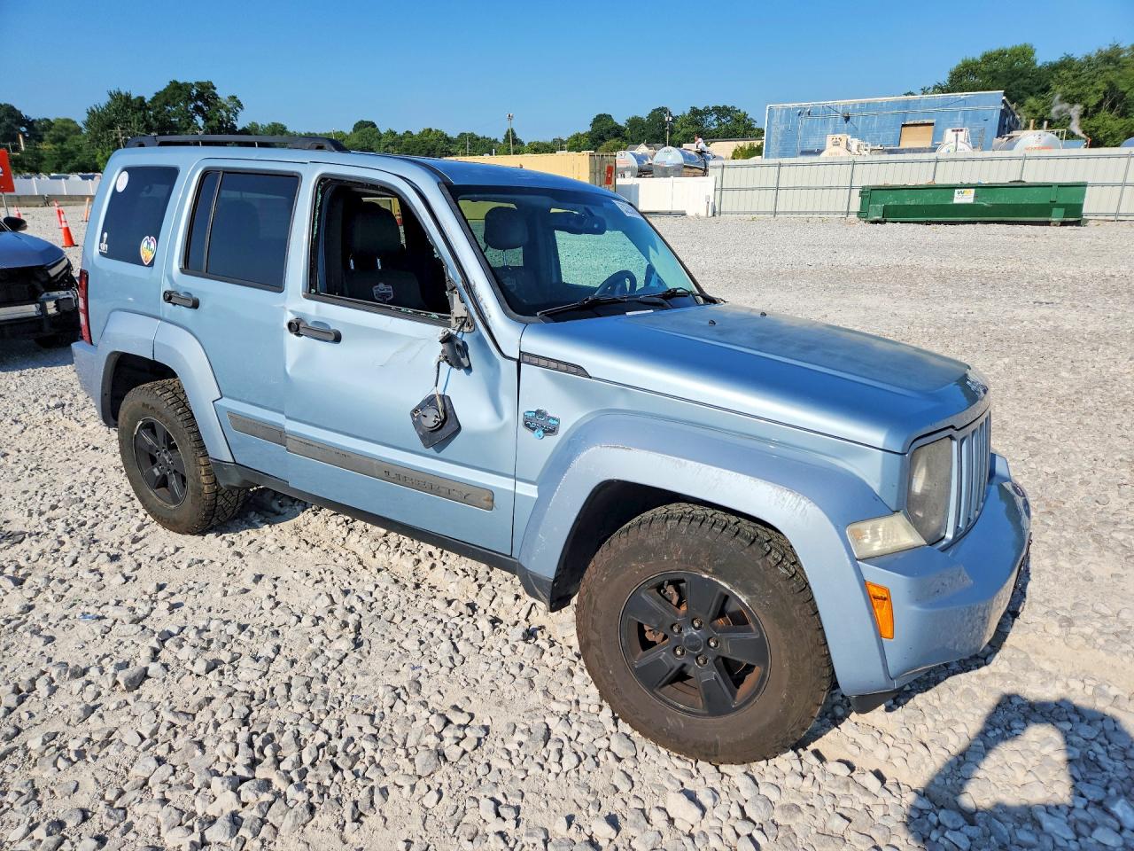 2012 Jeep Liberty Sport Blue vin: 1C4PJMAK0CW133149