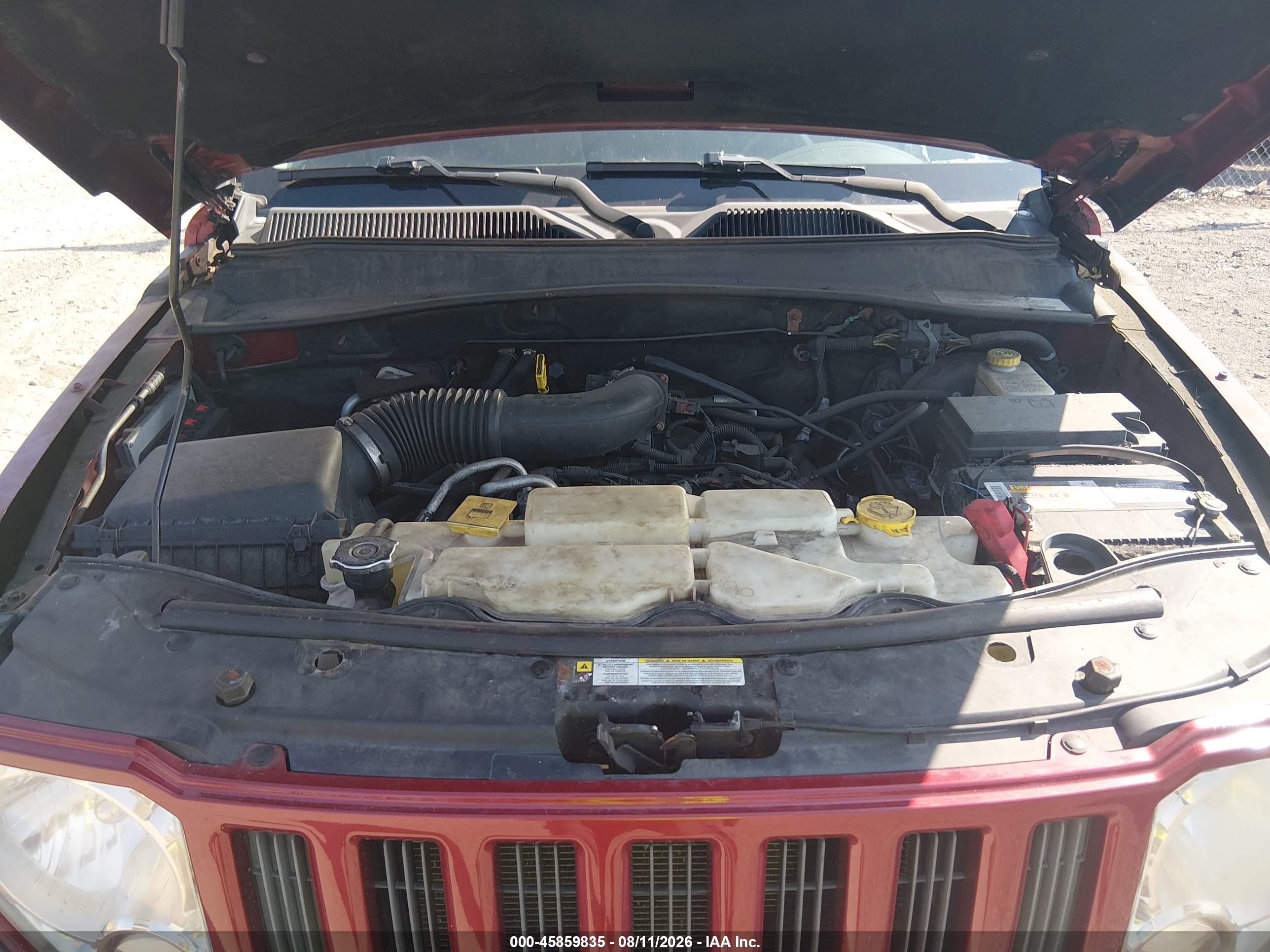 2012 Jeep Liberty Sport Red vin: 1C4PJMAK0CW140795