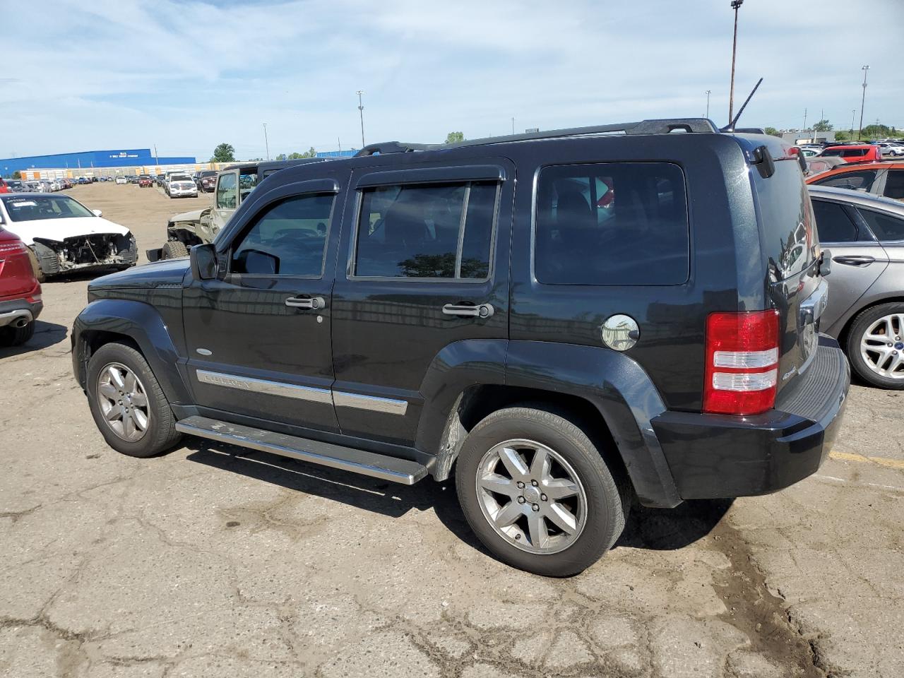 2012 Jeep Liberty Sport Black vin: 1C4PJMAK0CW170279