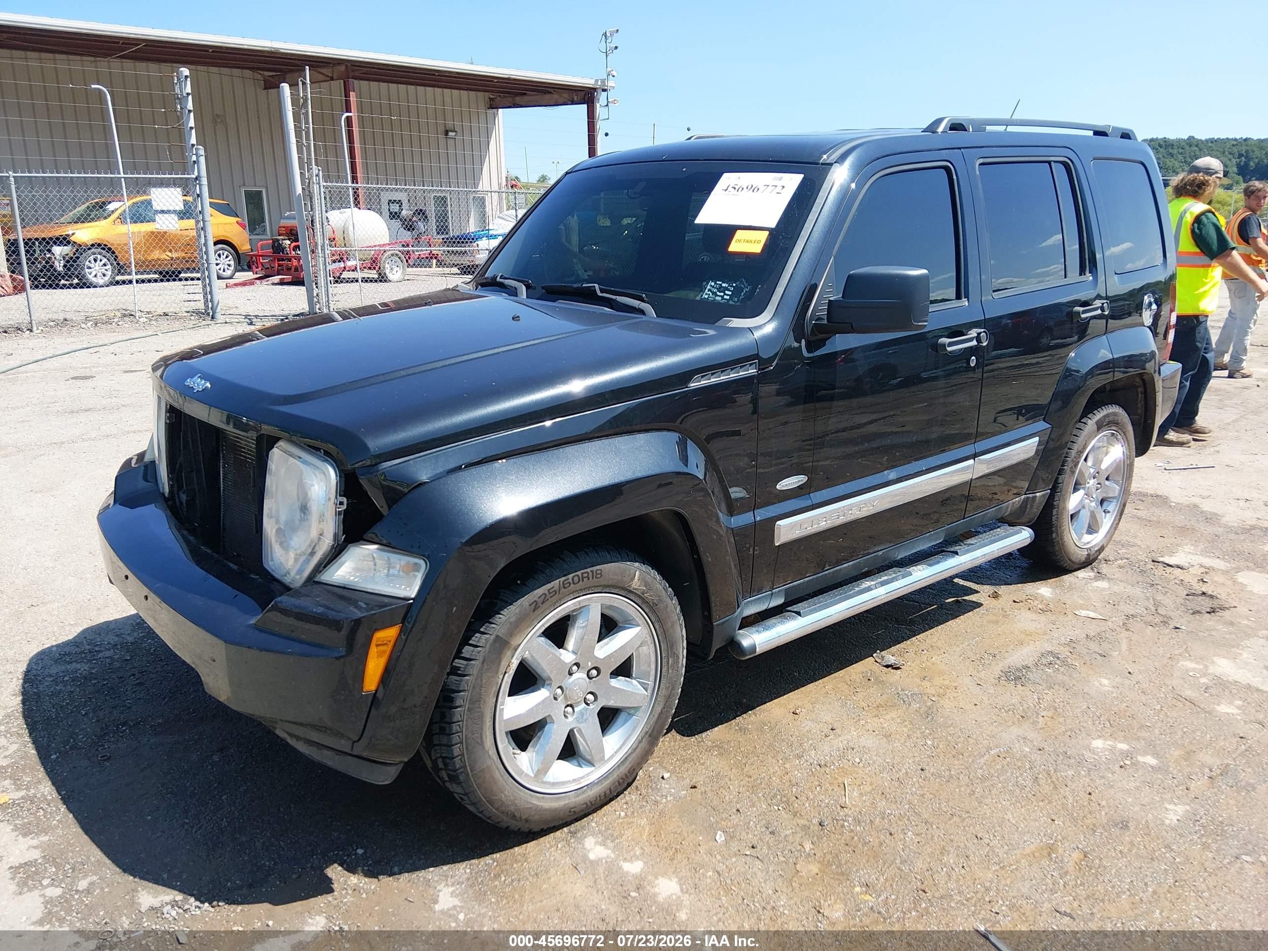 2012 Jeep Liberty Sport Black vin: 1C4PJMAK0CW184604