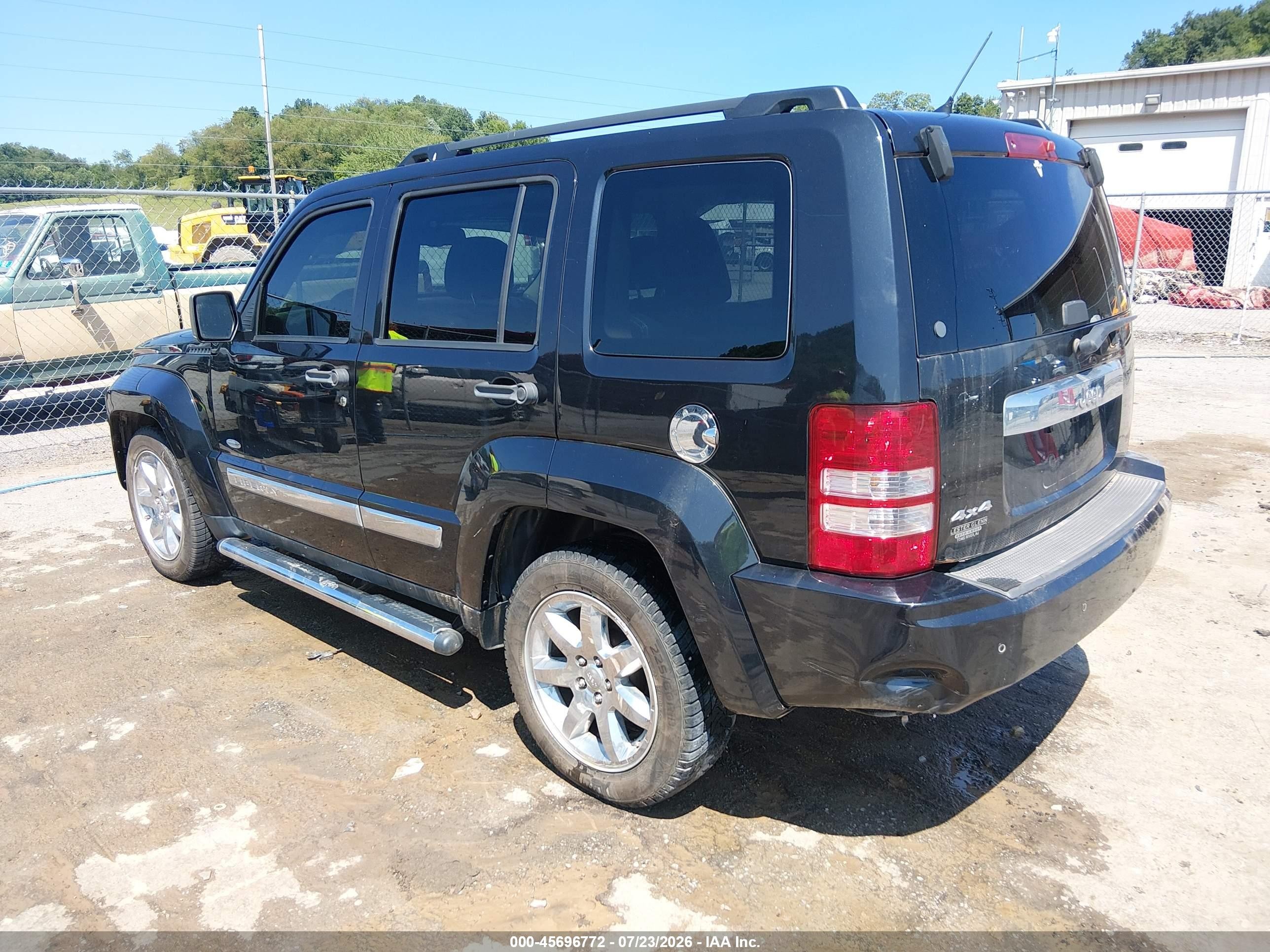 2012 Jeep Liberty Sport Black vin: 1C4PJMAK0CW184604