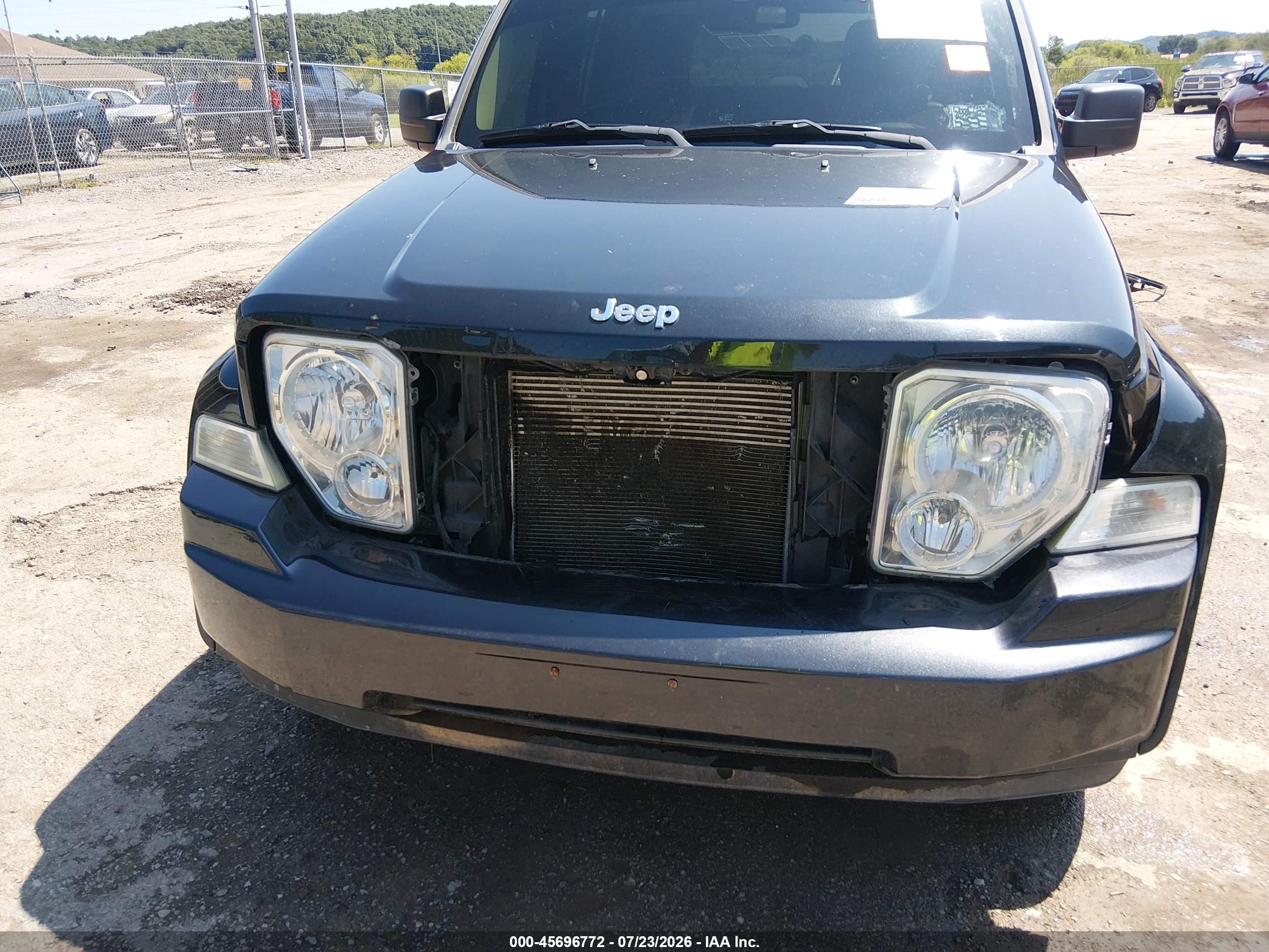 2012 Jeep Liberty Sport Black vin: 1C4PJMAK0CW184604