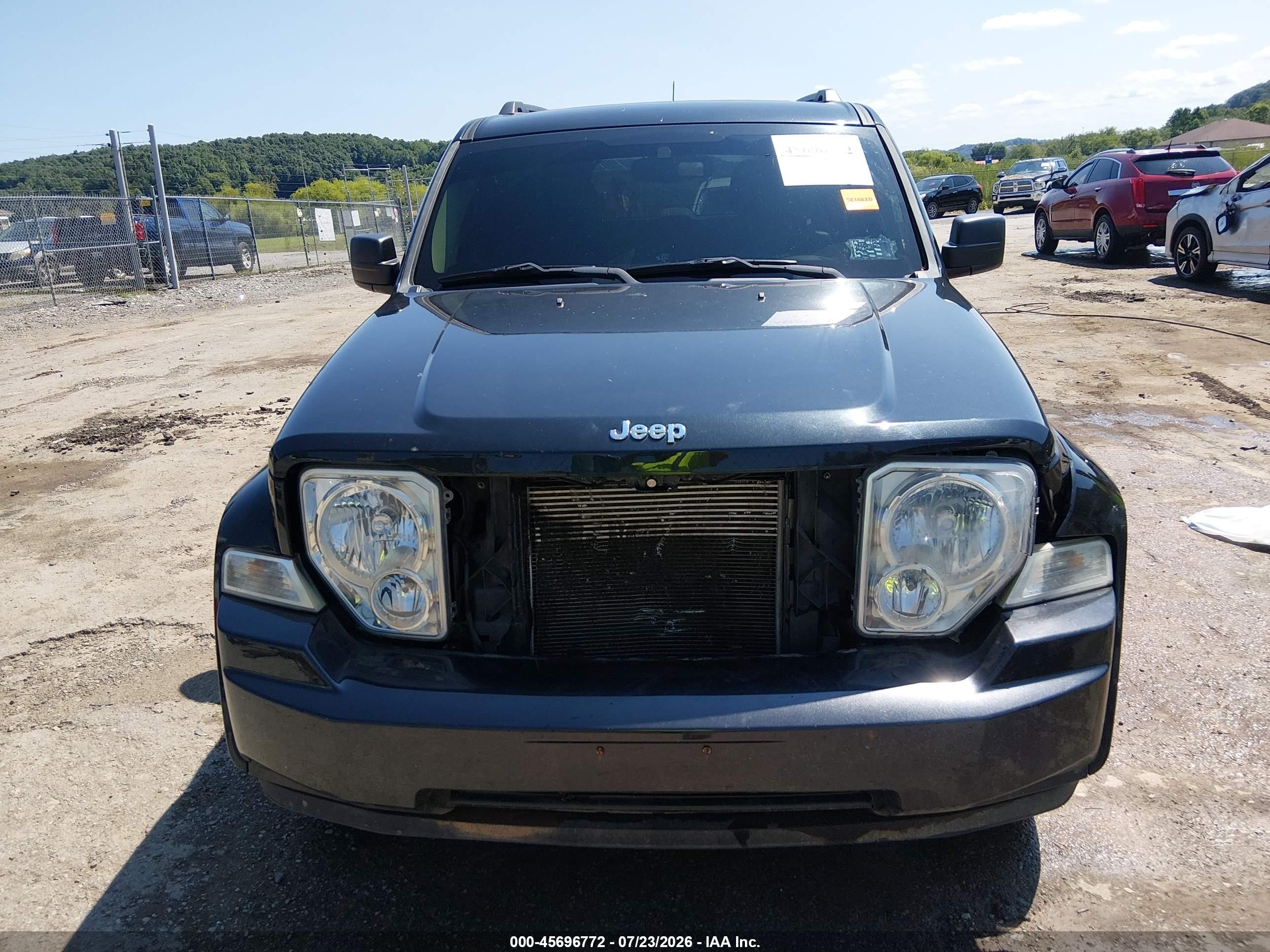 2012 Jeep Liberty Sport Black vin: 1C4PJMAK0CW184604