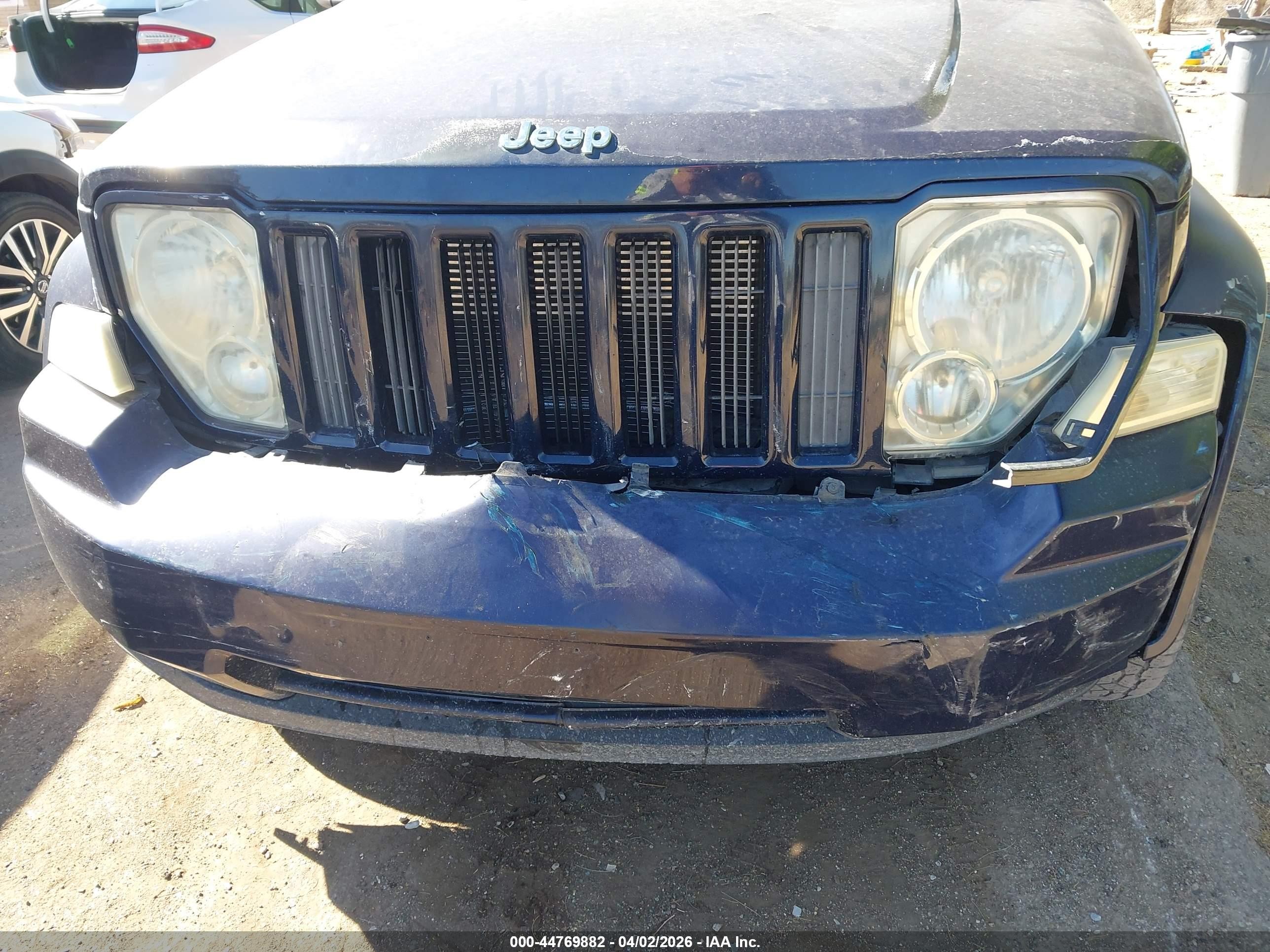 2012 Jeep Liberty Sport Dark Blue vin: 1C4PJMAK0CW189463