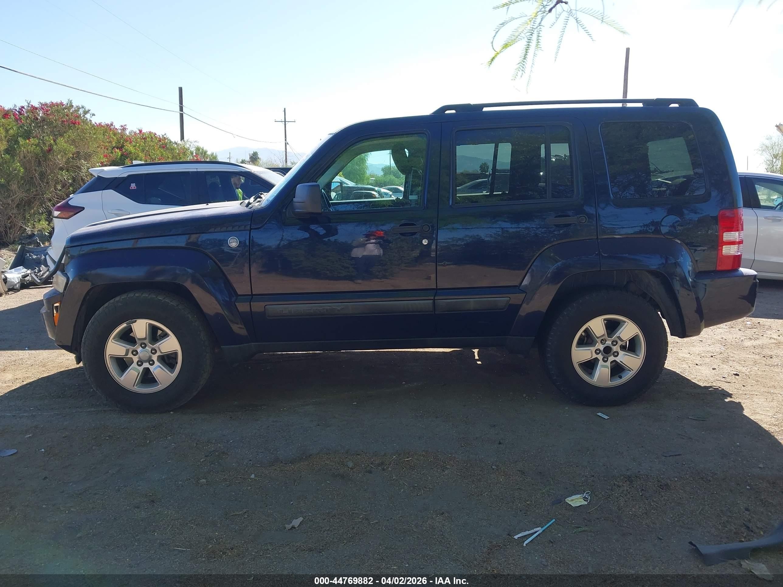2012 Jeep Liberty Sport Dark Blue vin: 1C4PJMAK0CW189463