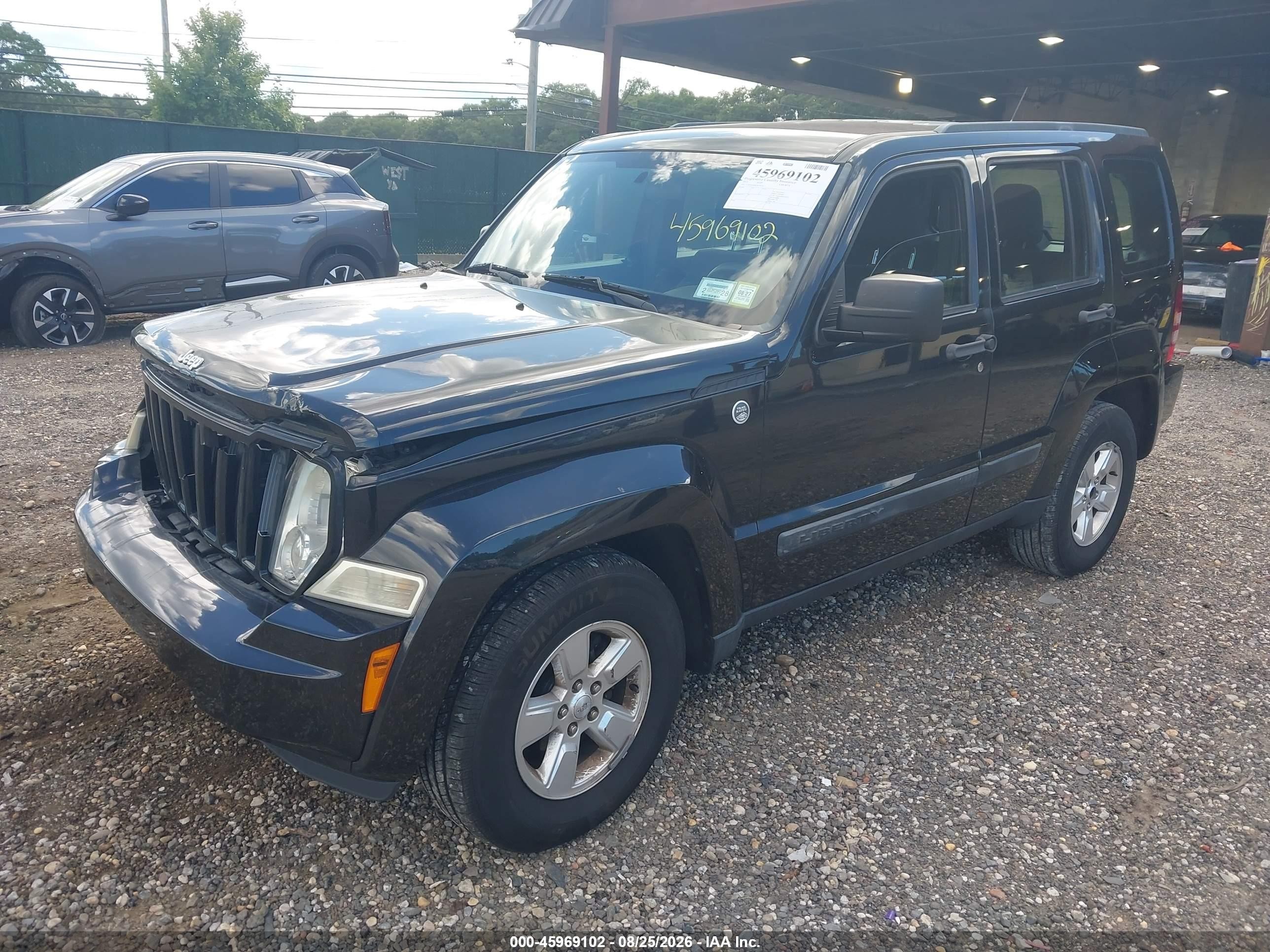 2012 Jeep Liberty Sport Black vin: 1C4PJMAK0CW192363