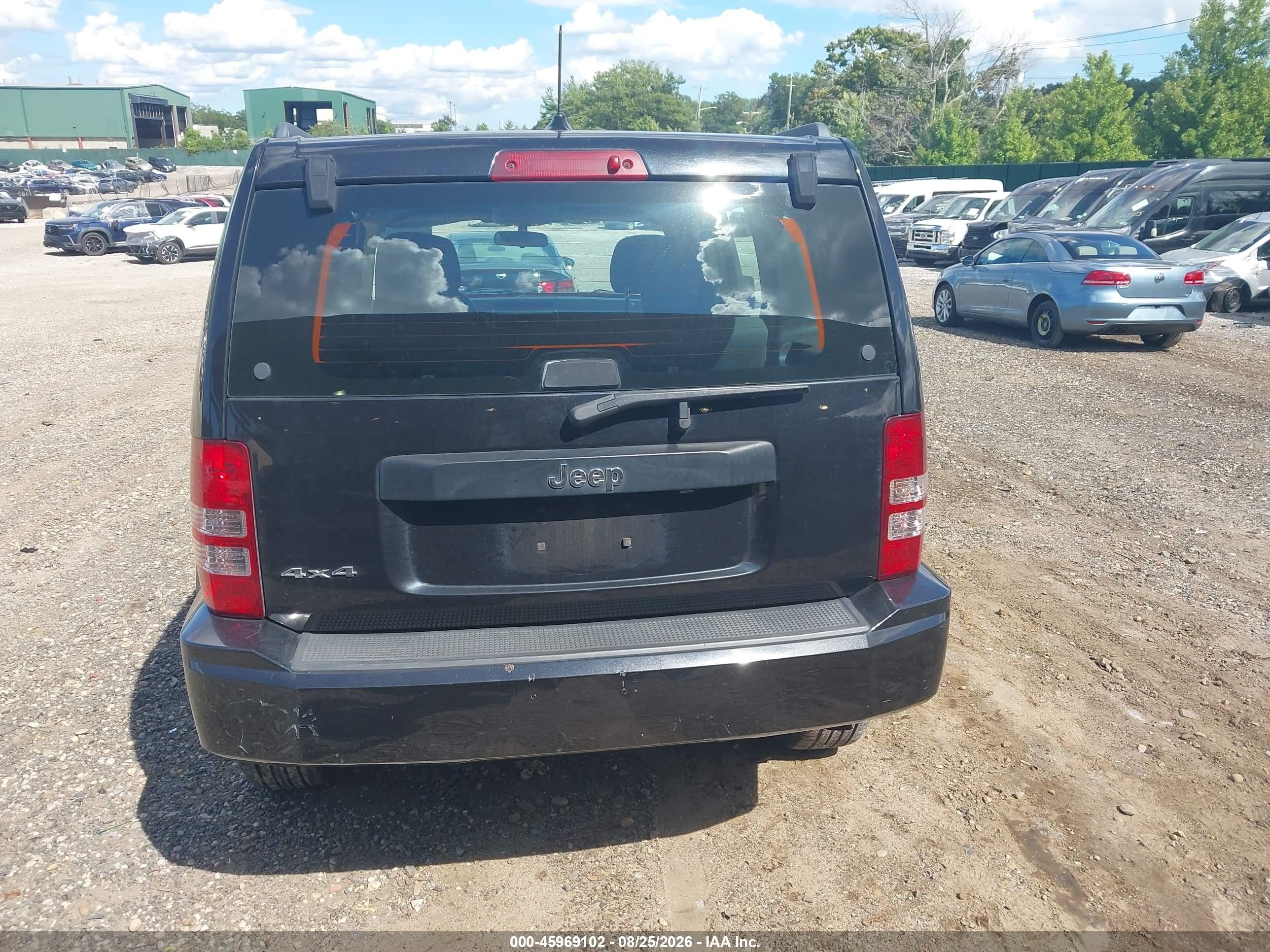 2012 Jeep Liberty Sport Black vin: 1C4PJMAK0CW192363