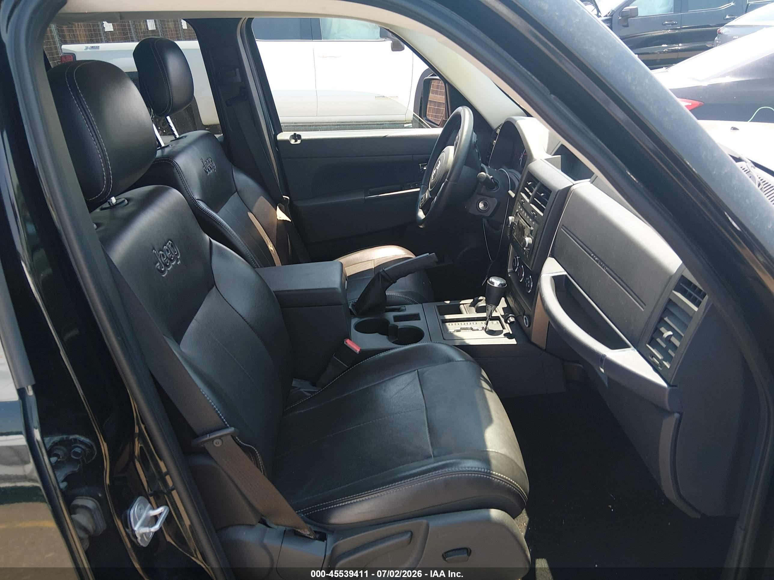2012 Jeep Liberty Sport Черный vin: 1C4PJMAK0CW205449