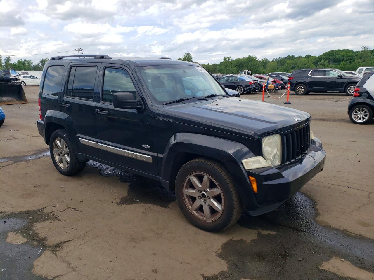 2012 Jeep Liberty Sport Black vin: 1C4PJMAK0CW206343