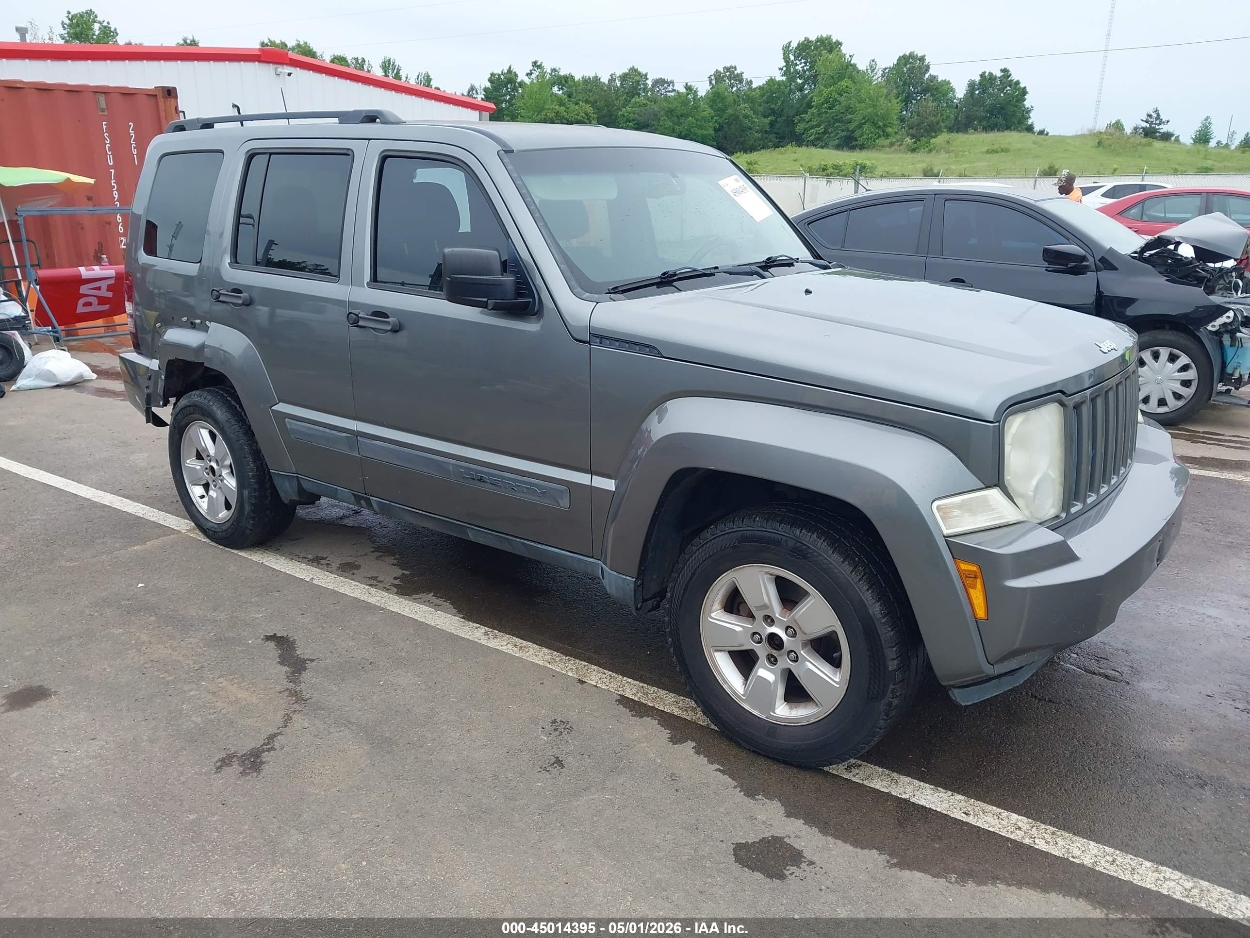 2012 Jeep Liberty Sport Серый vin: 1C4PJMAK1CW121642