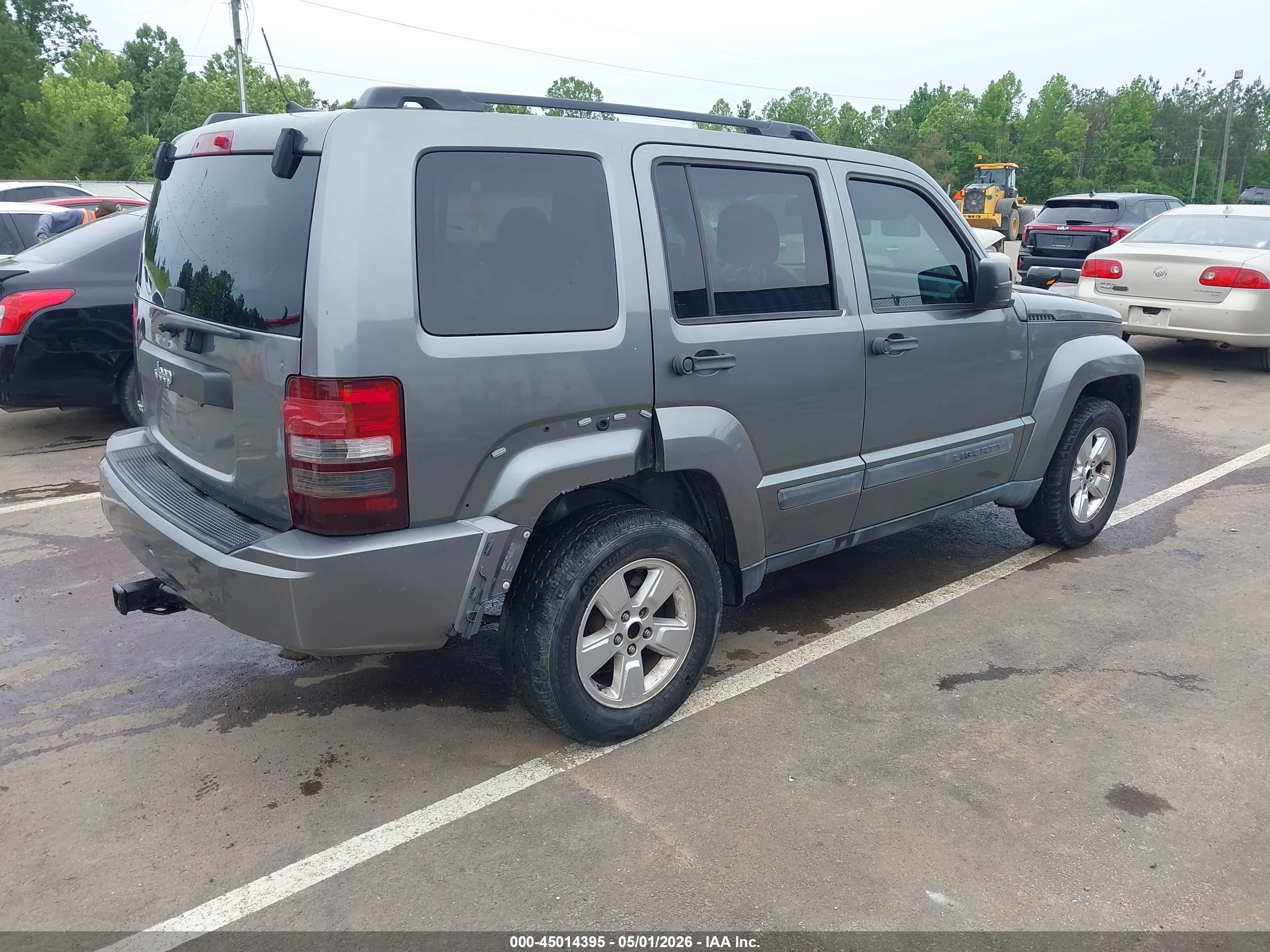 2012 Jeep Liberty Sport Серый vin: 1C4PJMAK1CW121642